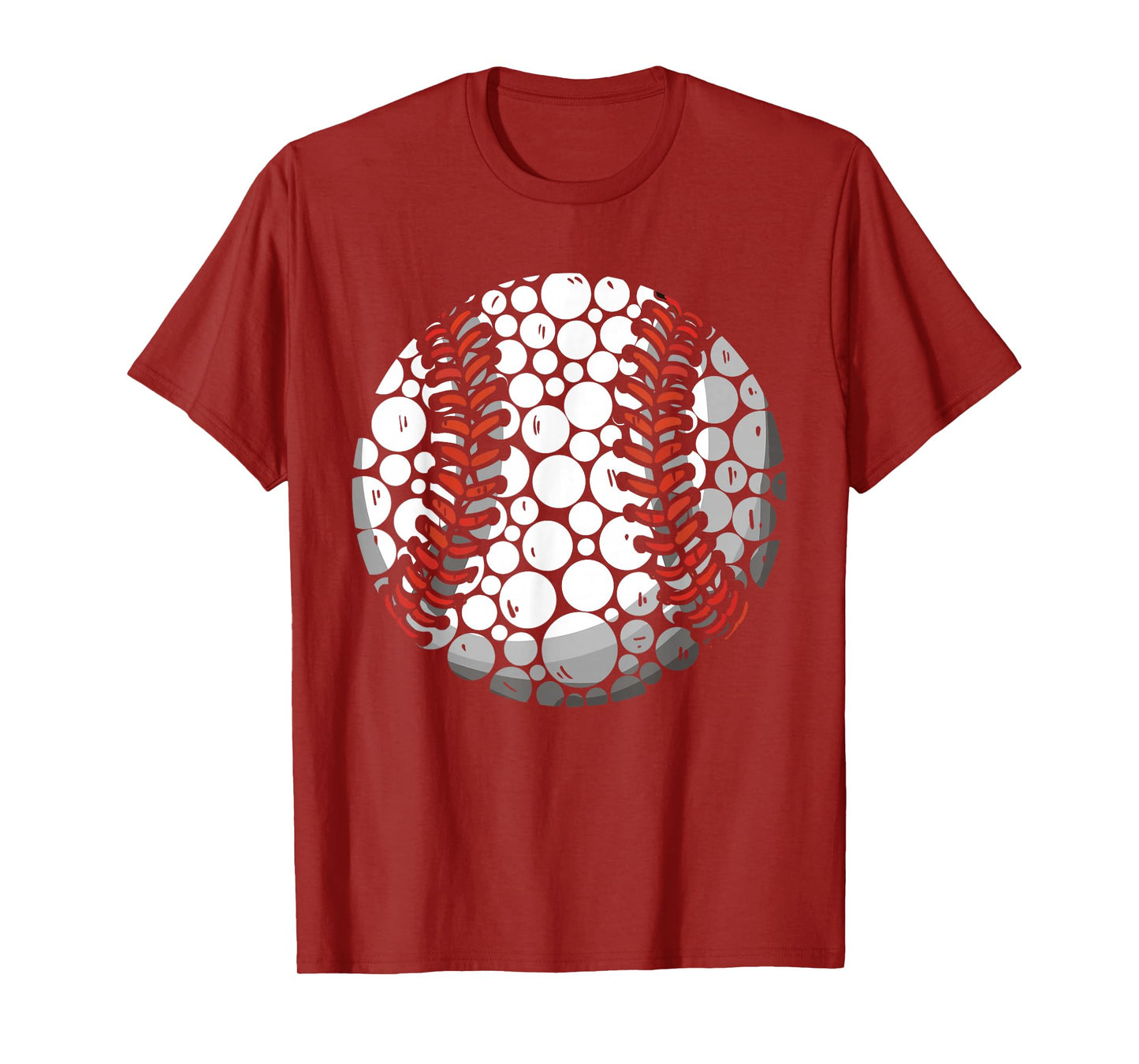Happy Dot Day Baseball Colorful Polka Dots Boy Teen Youth T-Shirt