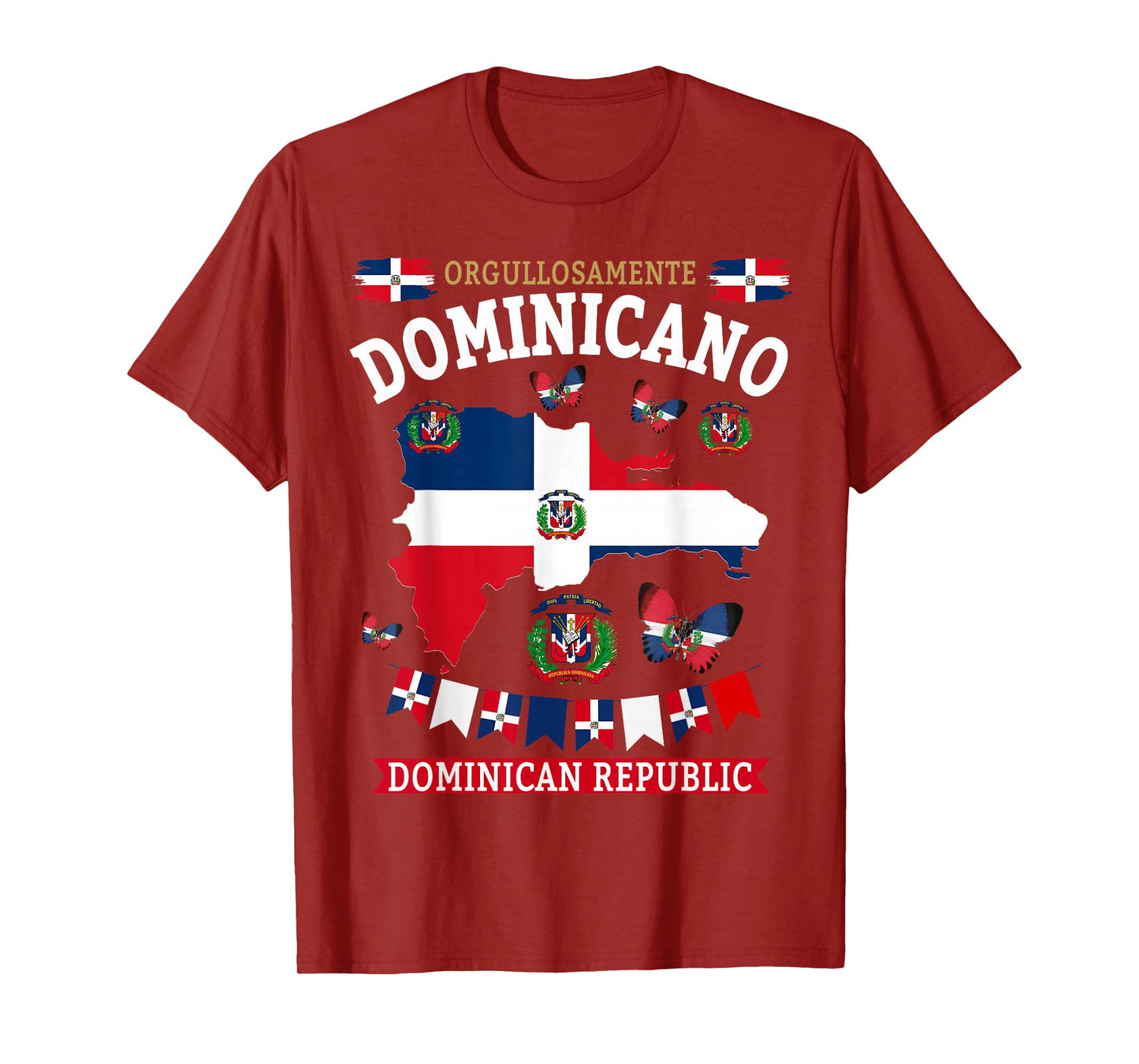 Republica Dominicana For Women & Hispanic Dominicano Flag T-Shirt
