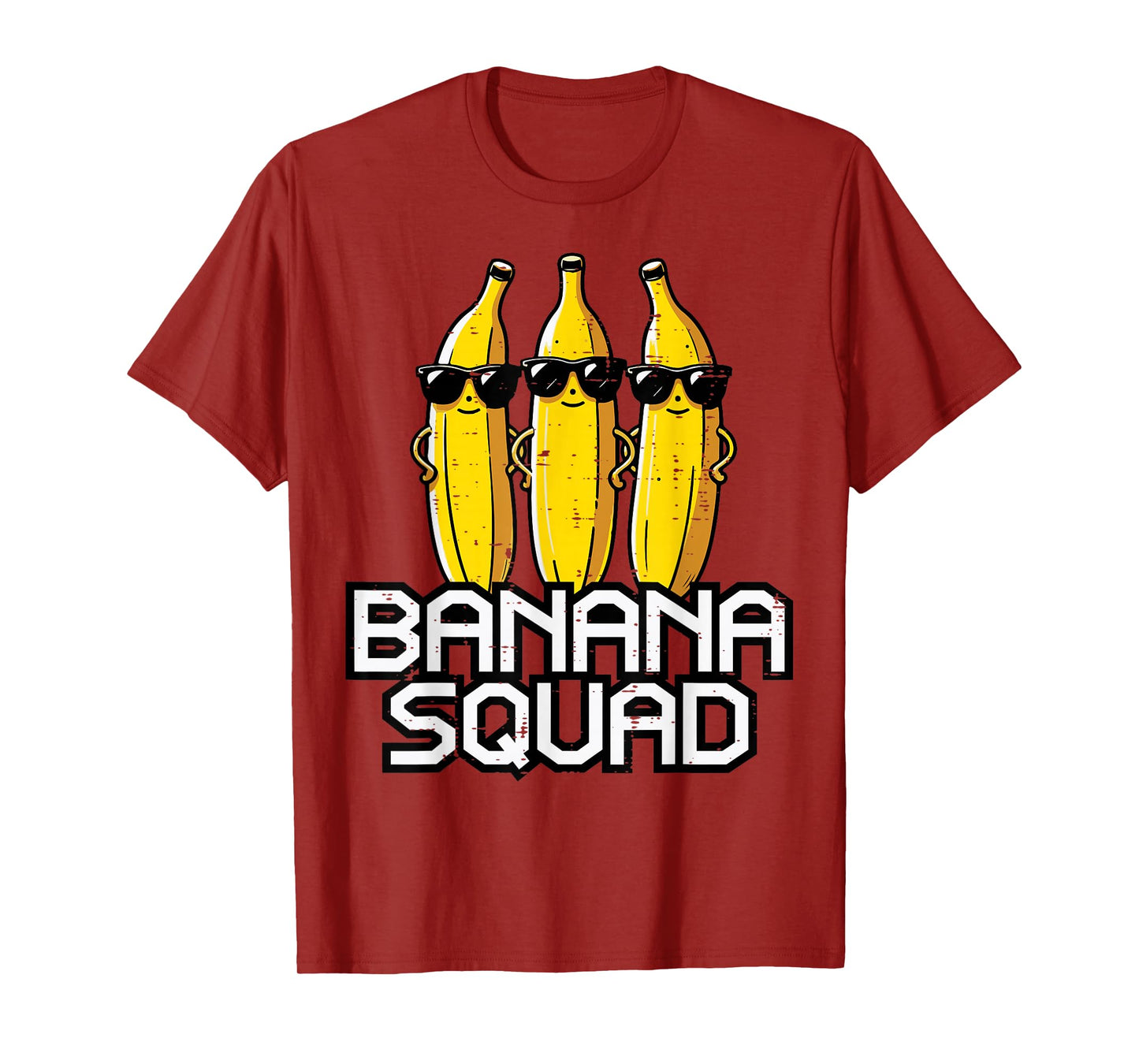 Banana Squad Funny Fruit Team Crew Matching Women Men Kids T-Shirt
