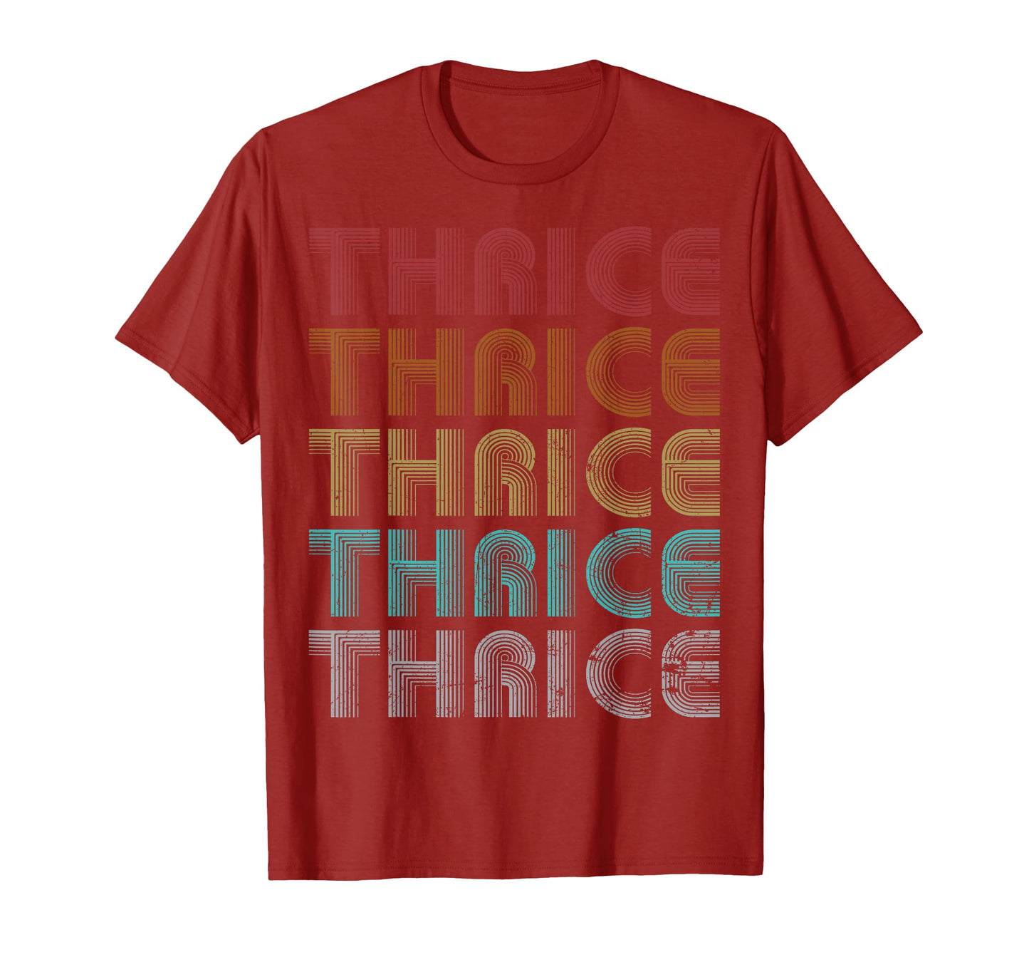 Thrice Family Name I Love Thrice Personalized Vintage T-Shirt