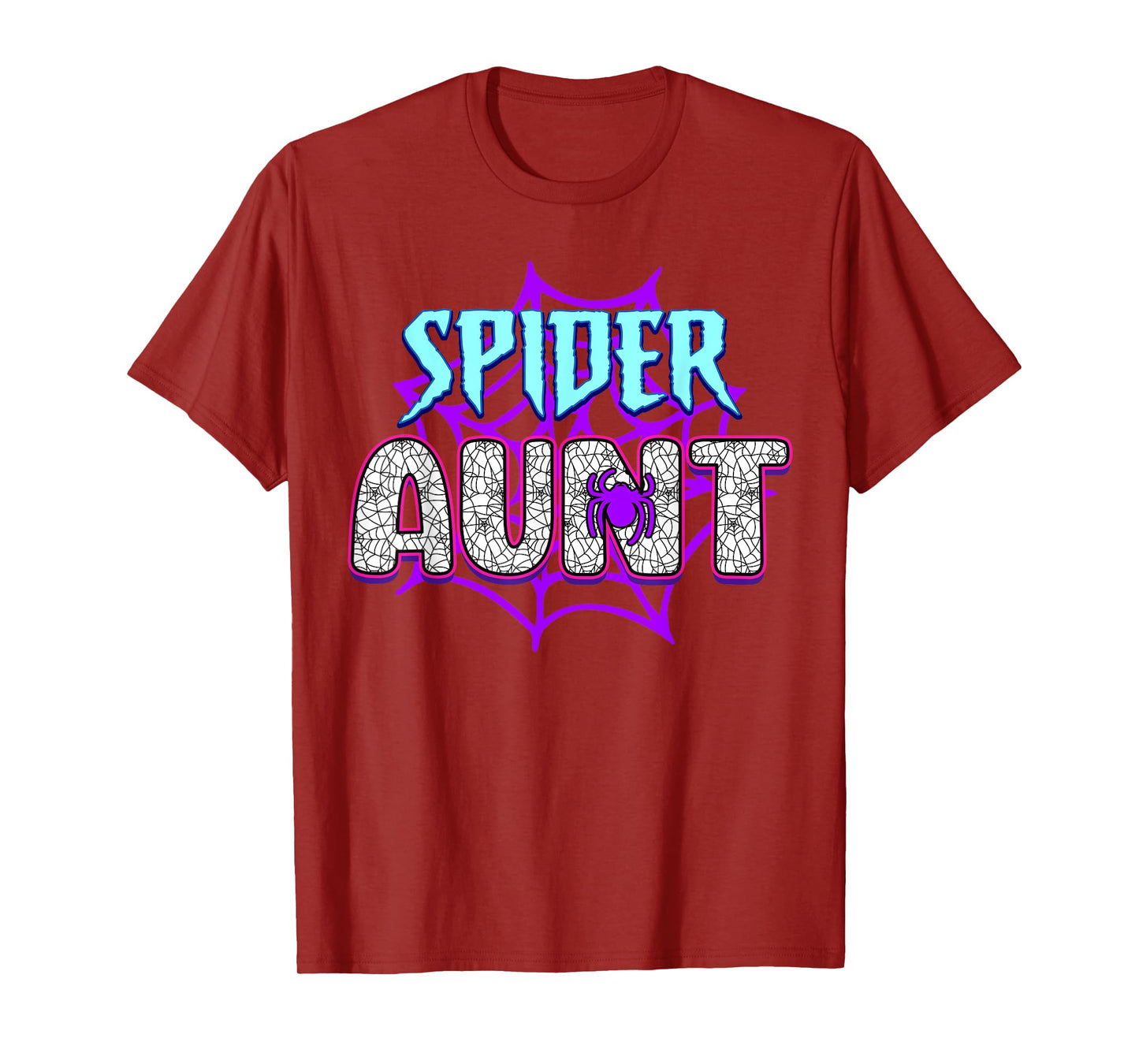 Women Spider Aunt Mother's Day Matching Family Birthday T-Shirt