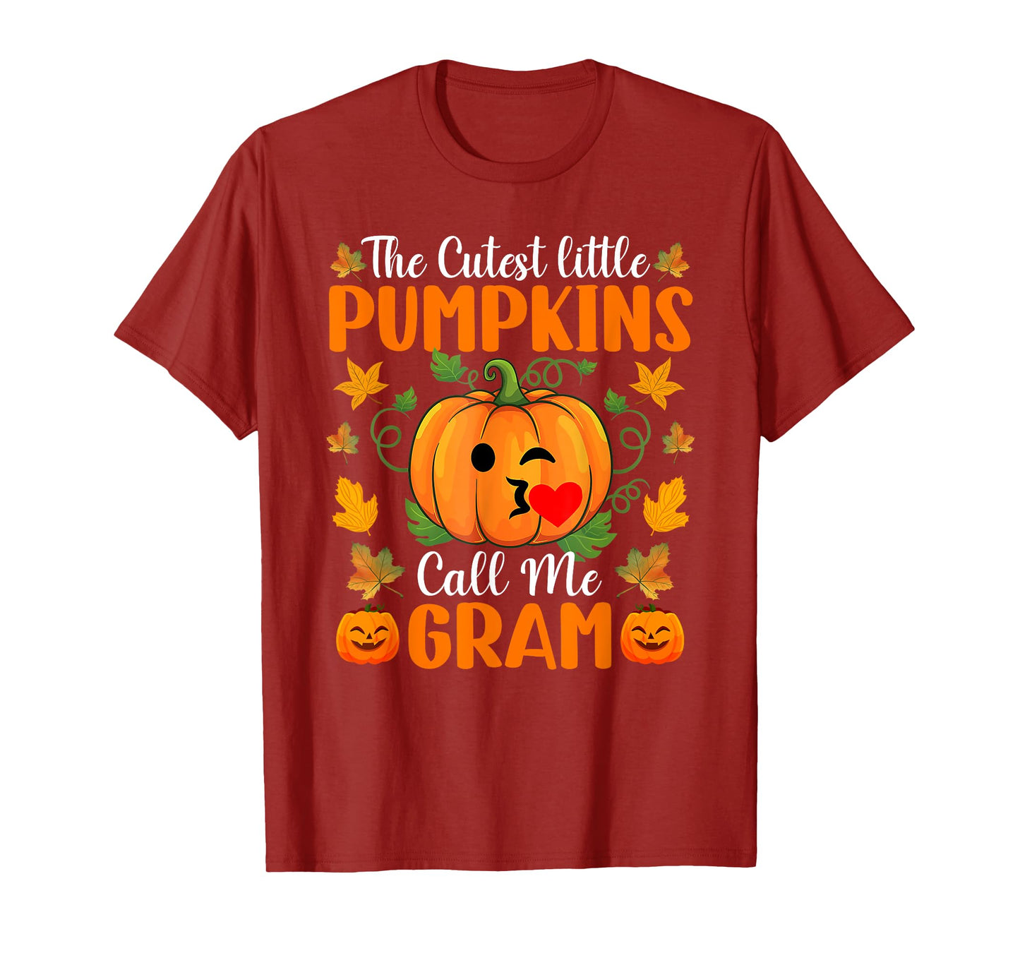 The Cutest Little Pumpkins Call Me Gram Shirt Halloween T-Shirt