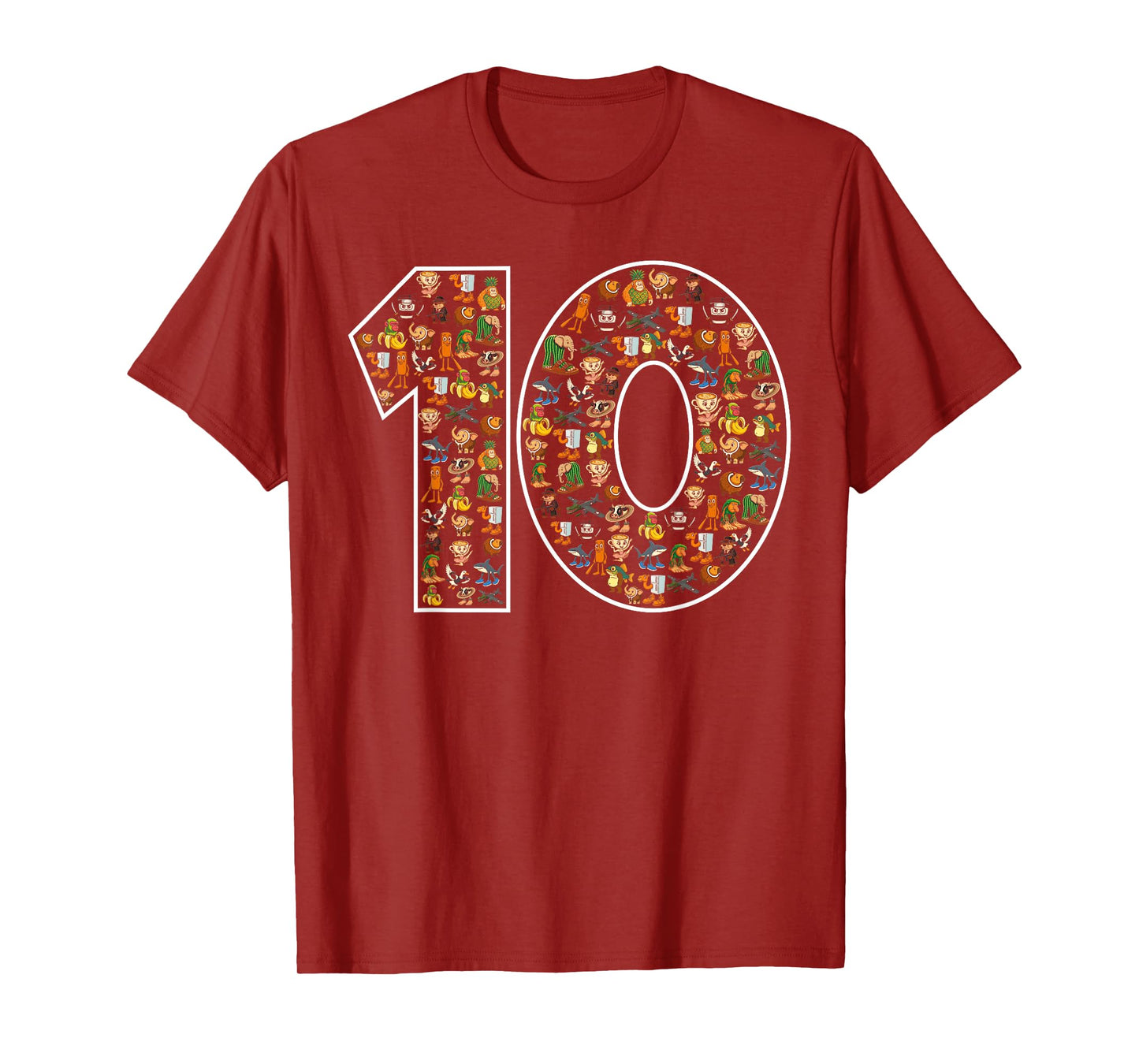 Italian Brainrot Ballerina Character 10th Birthday Meme Mix T-Shirt