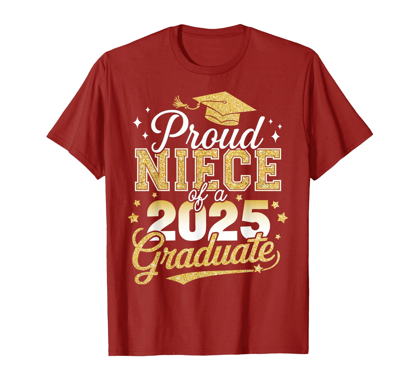 Proud niece of a class of 2025 graduate senior graduation T-Shirt