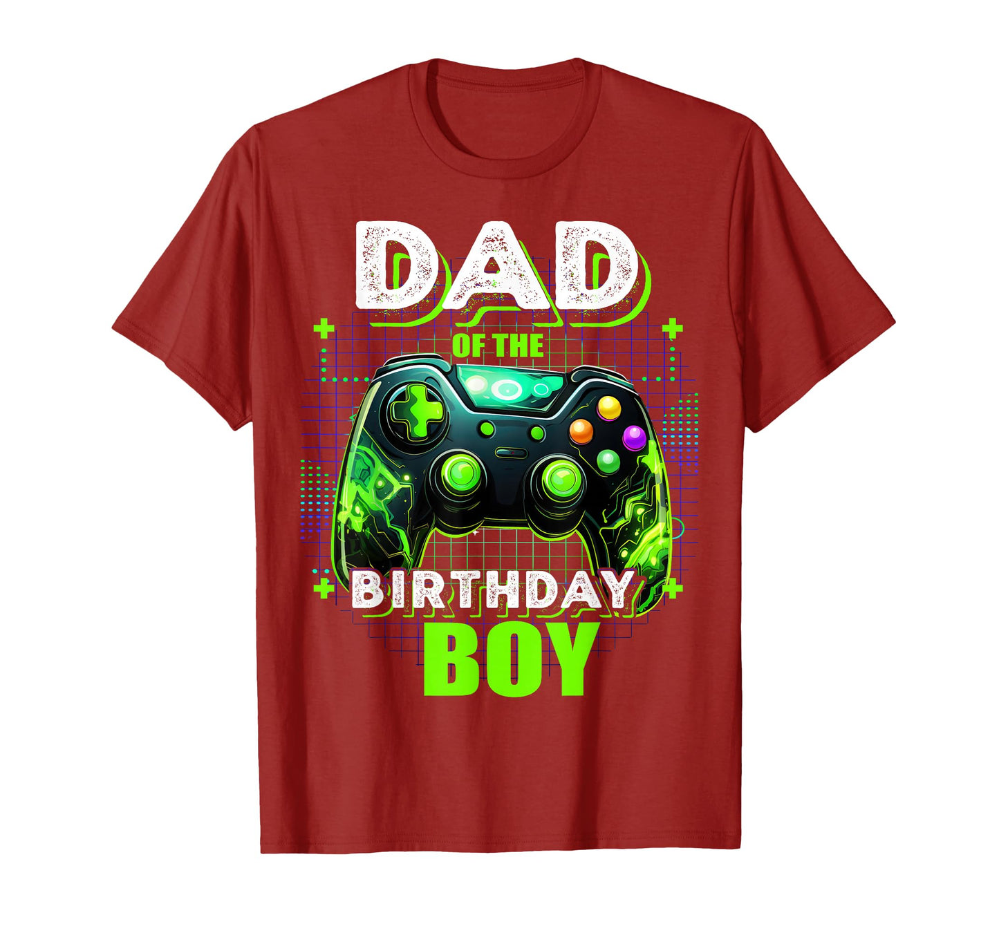 Dad of the Birthday Boy Matching Video Game Birthday Party T-Shirt
