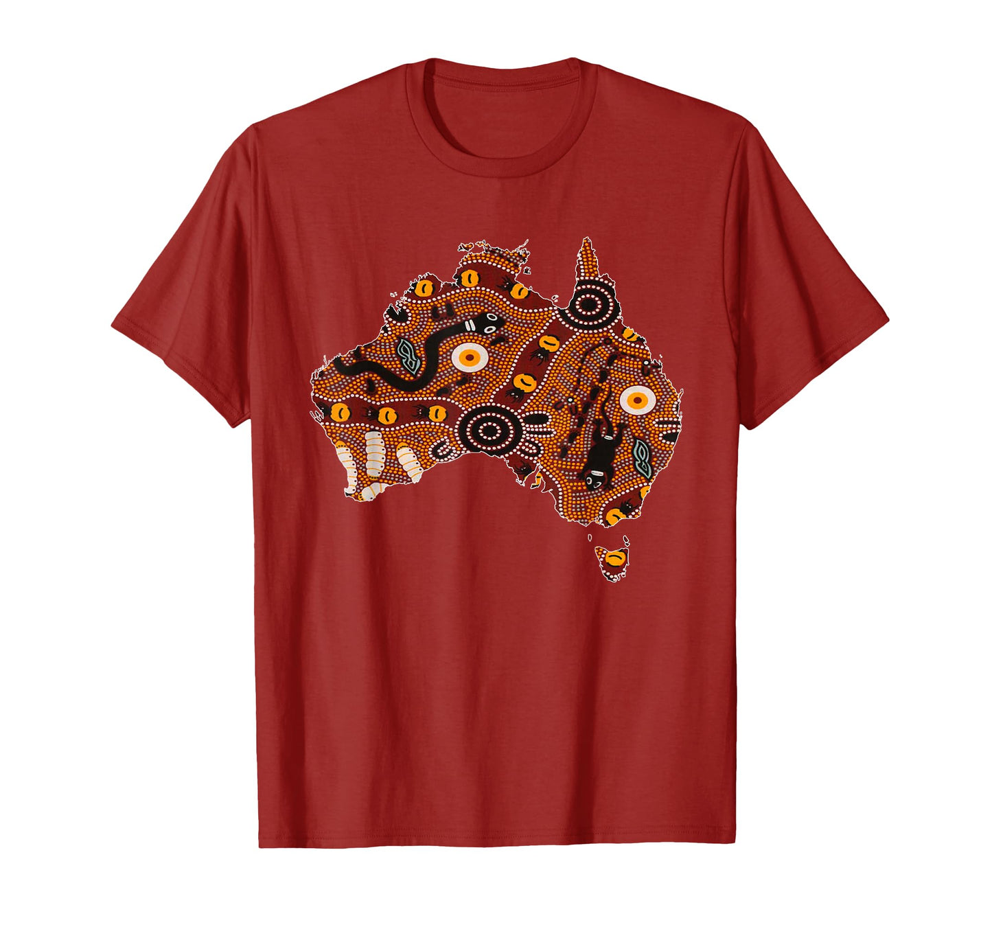 Aboriginal Flag Australia Souvenir Proud Native Aussie Gifts T-Shirt