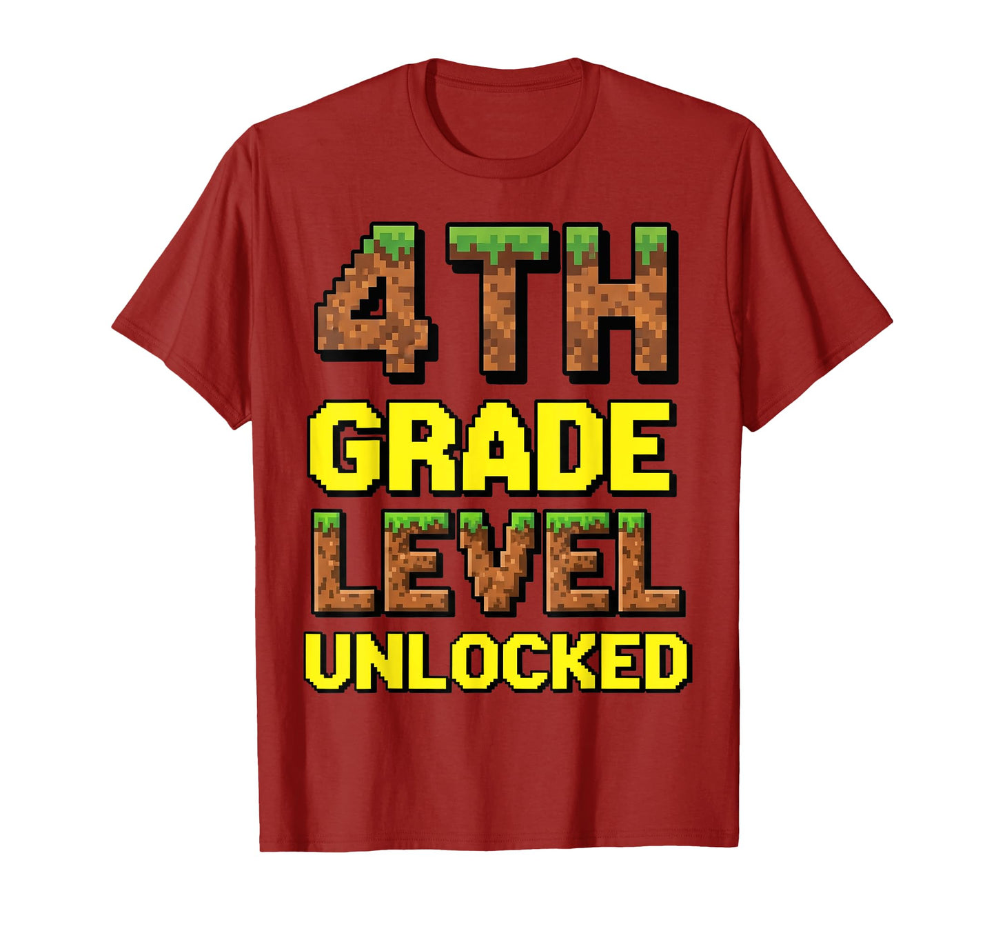 First Day of 4th Grade Level Unlocked Back to School for Boy T-Shirt