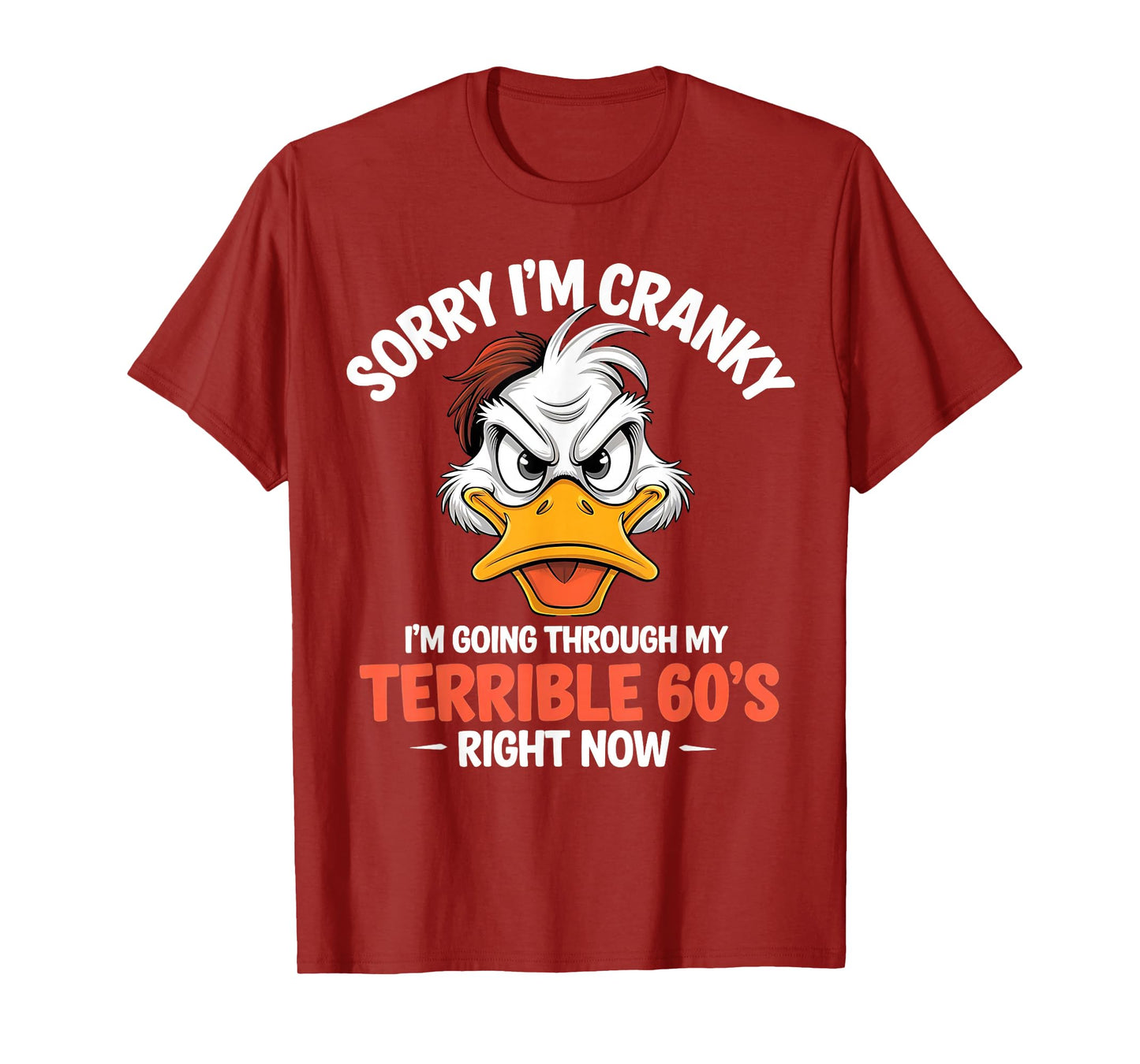 Sorry I'm Cranky I'm Going Through My Terrible 60's Right T-Shirt