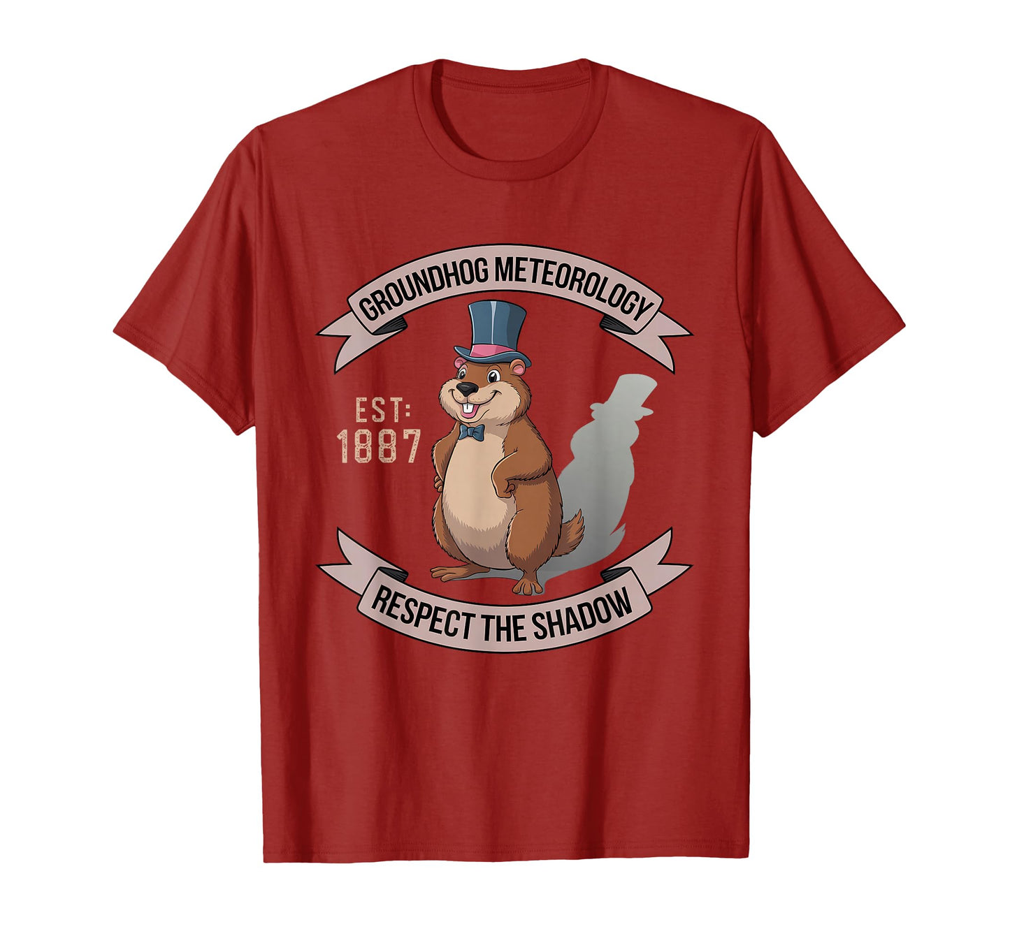 Groundhog Funny Unisex Adults Kids T-Shirt Black Short Sleeve Modern Cartoon Groundhog Day Quote Meteorology T-Shirt Small
