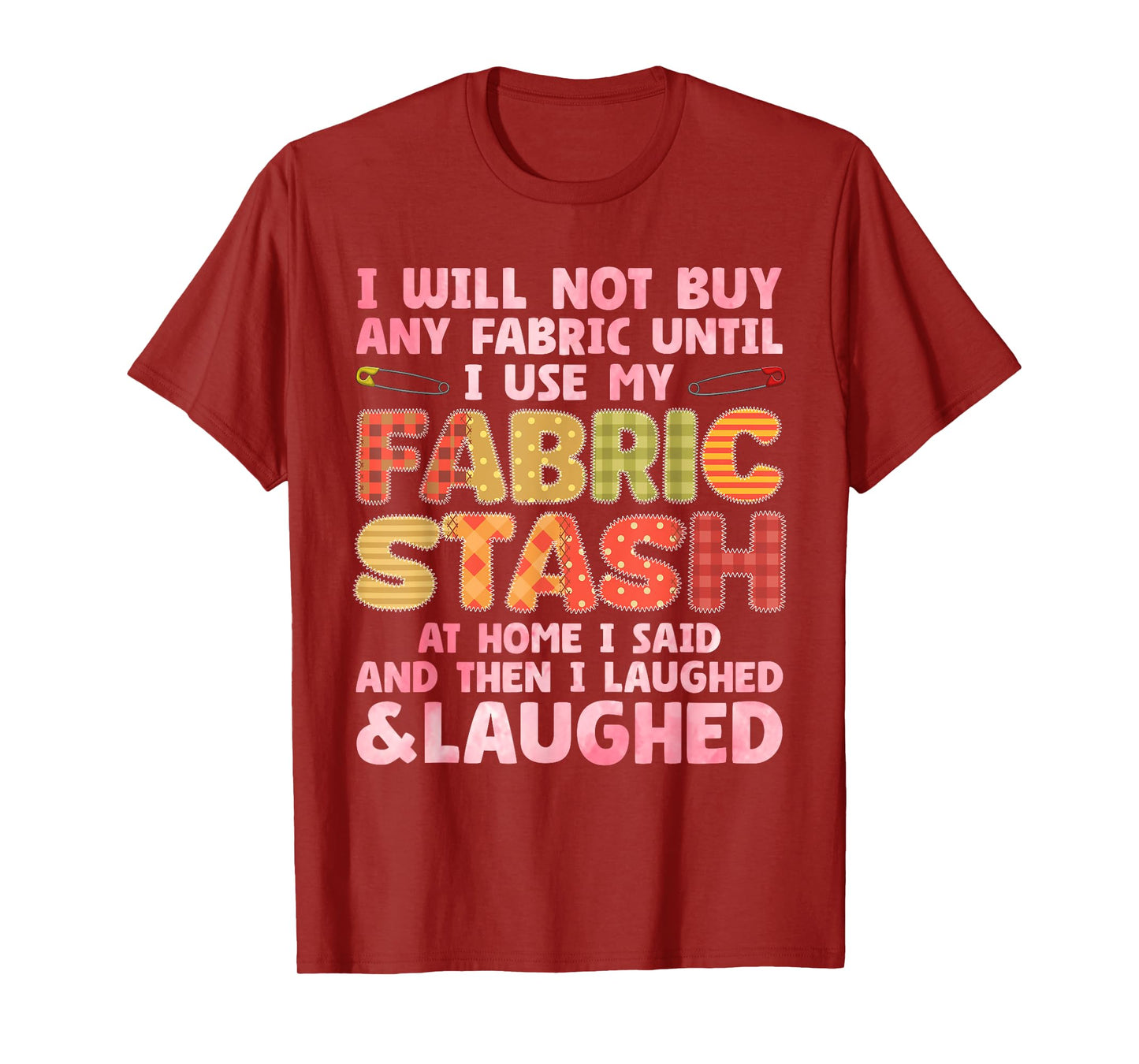 Funny Quilting Art For Men Women Sewing Quilt Sewer Quilter T-Shirt
