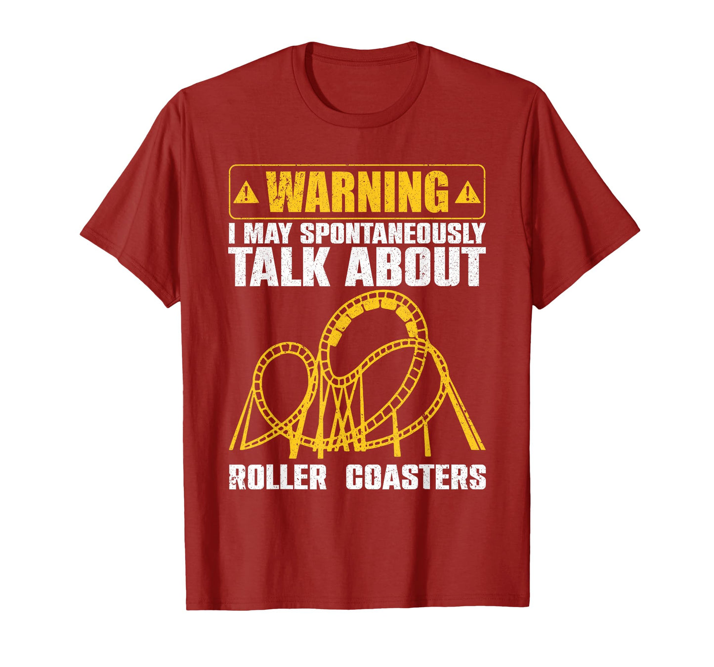 Cute Roller Coaster For Men Women Ride Rollercoaster Lovers T-Shirt