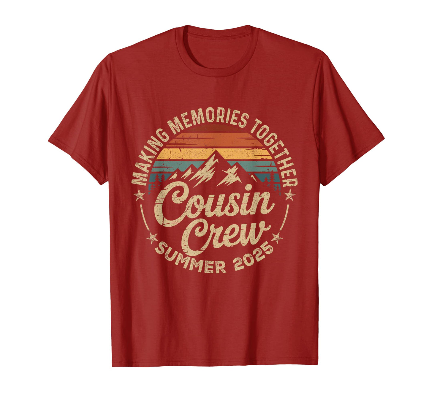 Cousin crew 2025 Summer Vacation Beach Family Trips Matching T-Shirt