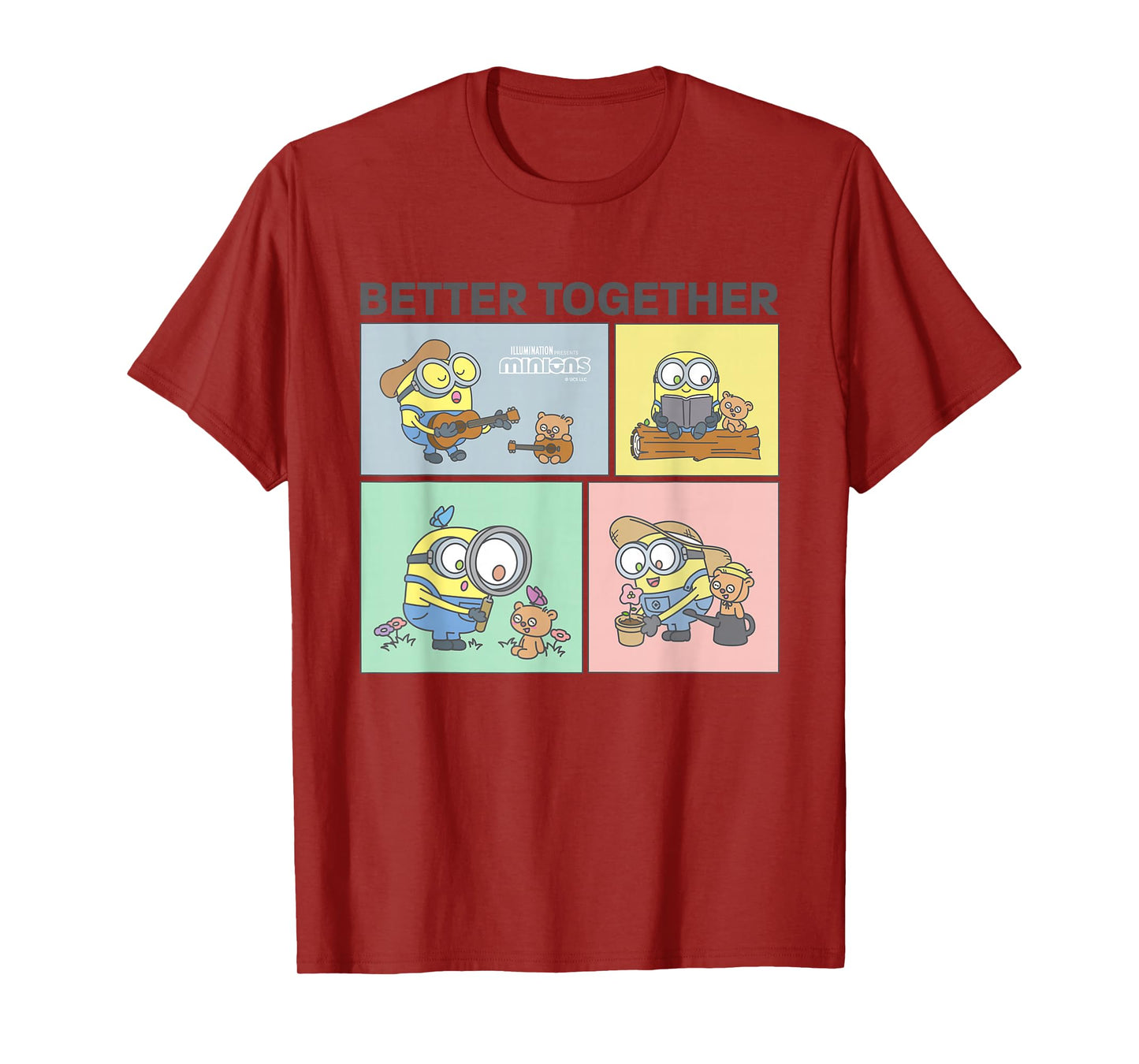 Minions Better Together Bob & Tim Adventures T-Shirt
