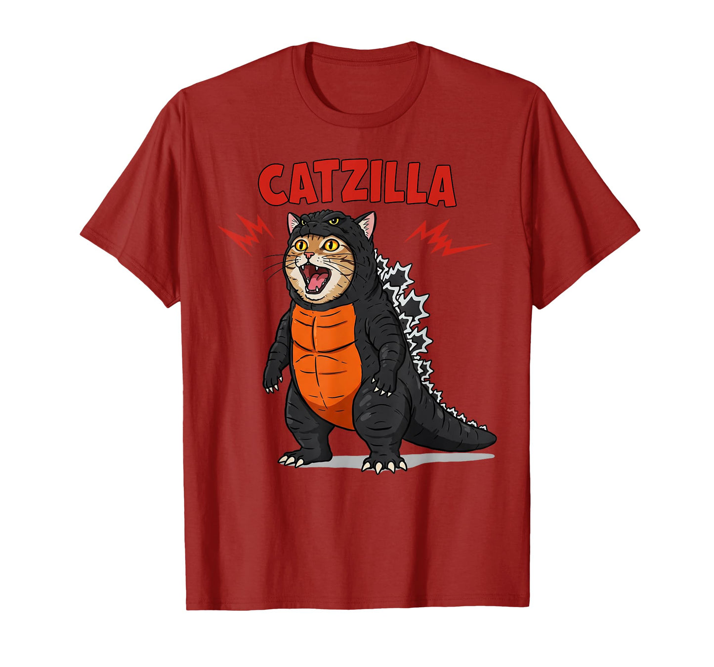 Cute Catzilla Cat Japanese Art Funny Gifts For Men Women Kid T-Shirt