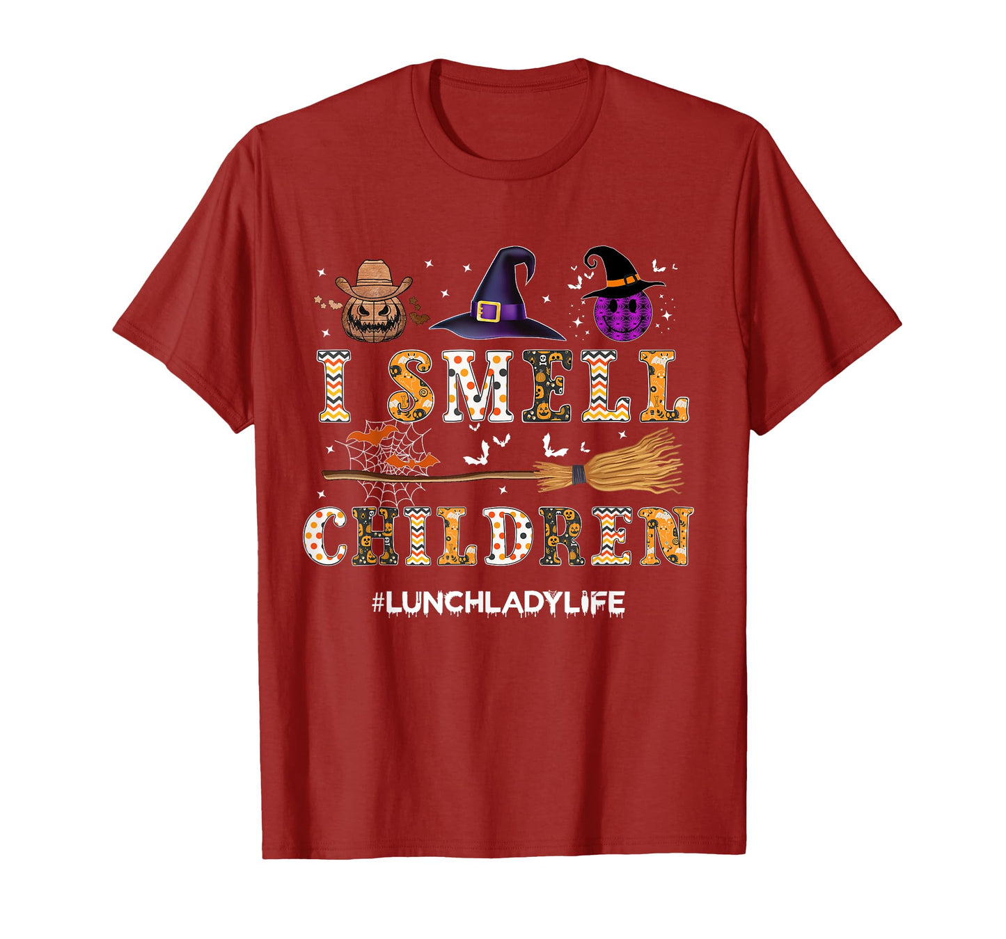 I Smell Children Lunch Lady Life Halloween for Lunch Lady T-Shirt