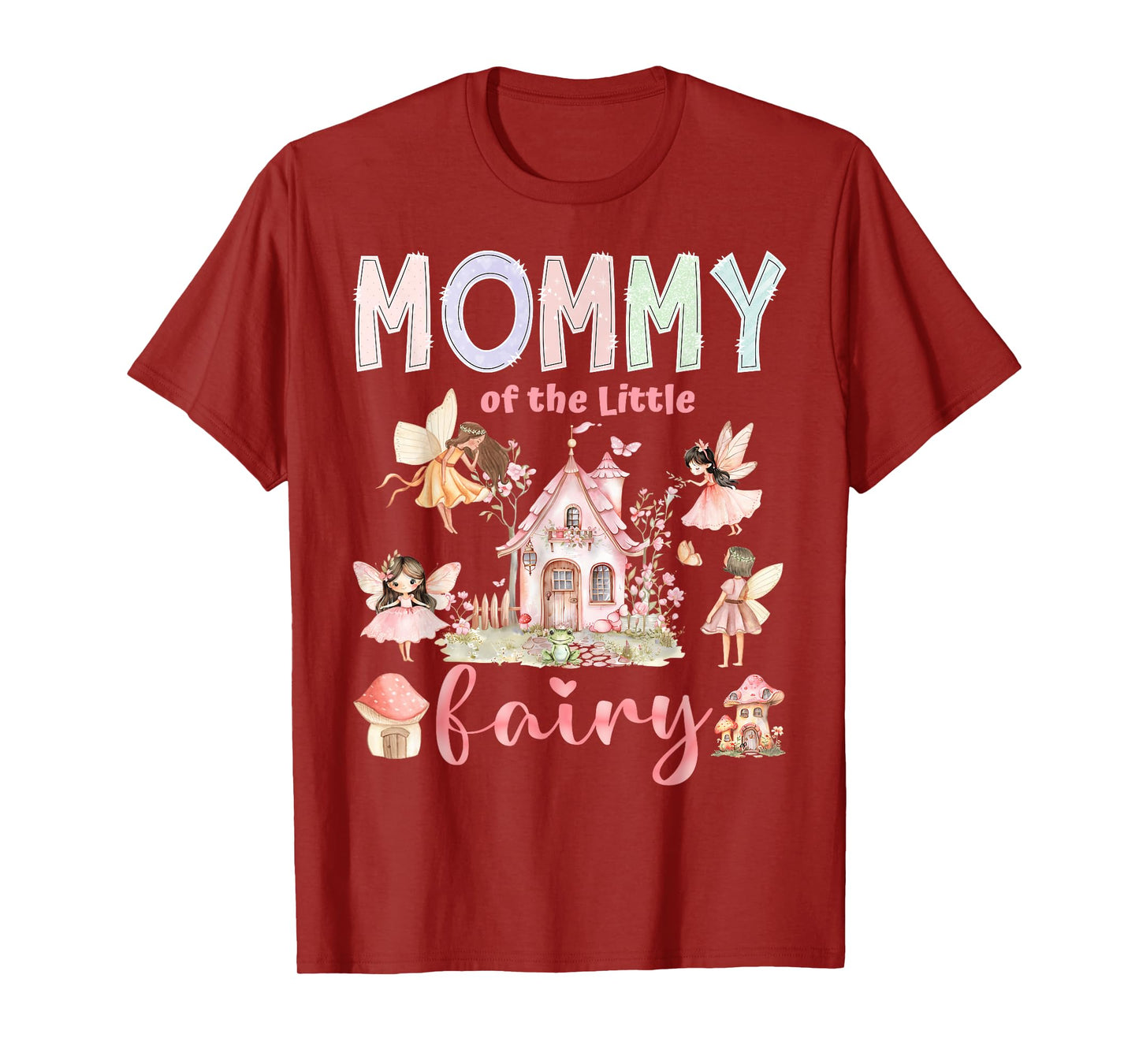Mommy Of The Little Fairy 1St Birthday Girl Fairytale T-Shirt
