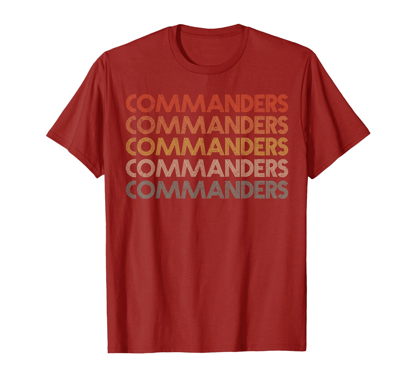 Commanders Vintage Retro T-Shirt