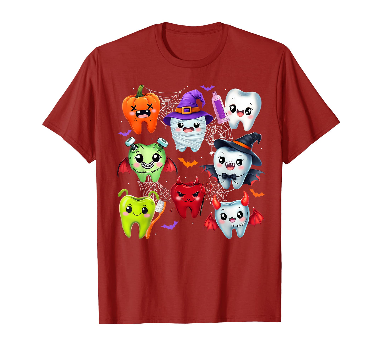 Dentist Dental Boo Crew Halloween Costume Teeth Women Men T-Shirt