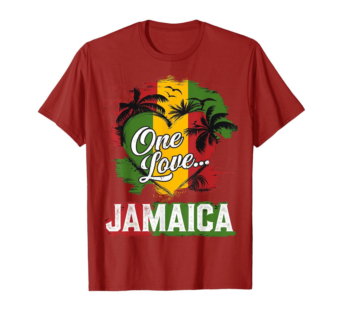 One Love Jamaica 2025 Hibiscus Flower Caribbean Vacation T-Shirt