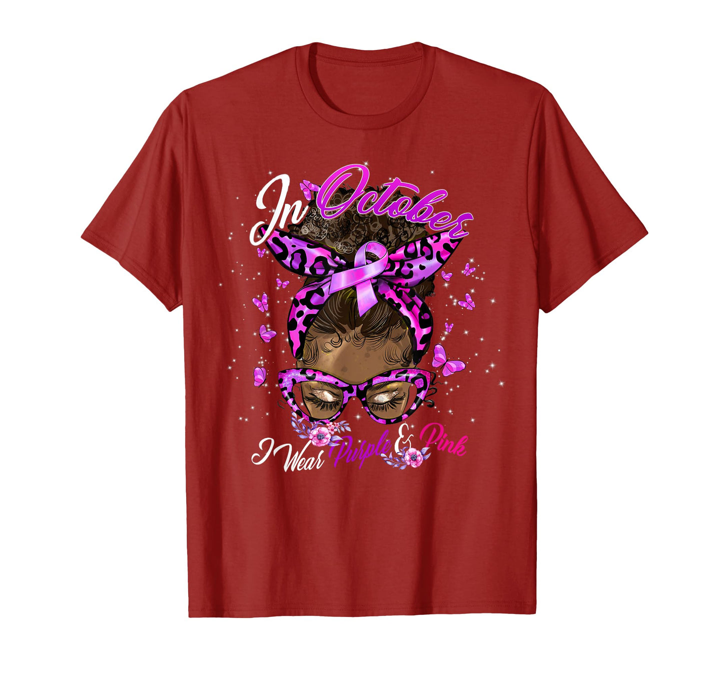 October Domestic Violence & Breast Cancer Awareness T-Shirt