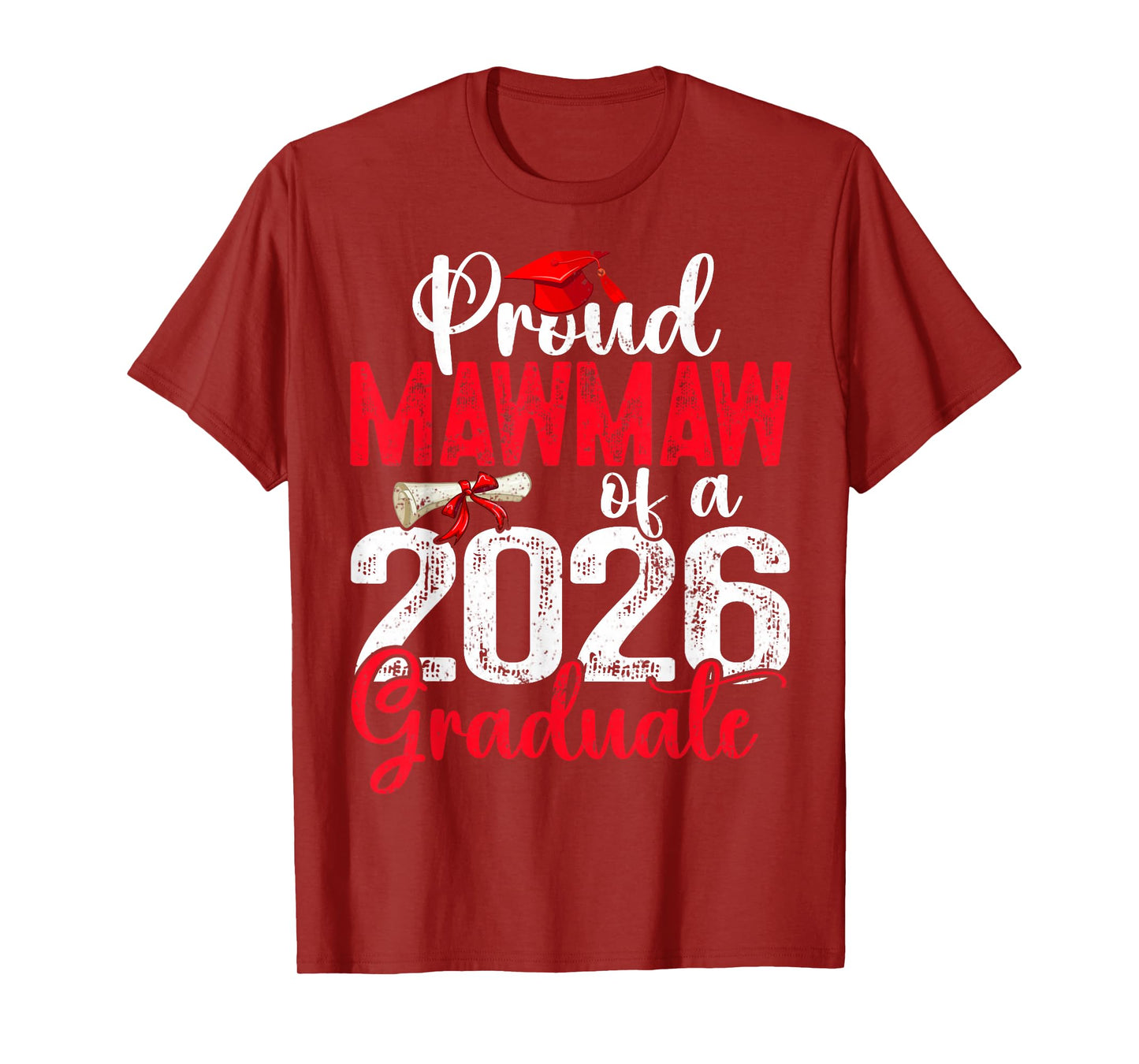 Proud Mawmaw of A Class of 2026 Graduate Senior Graduation T-Shirt
