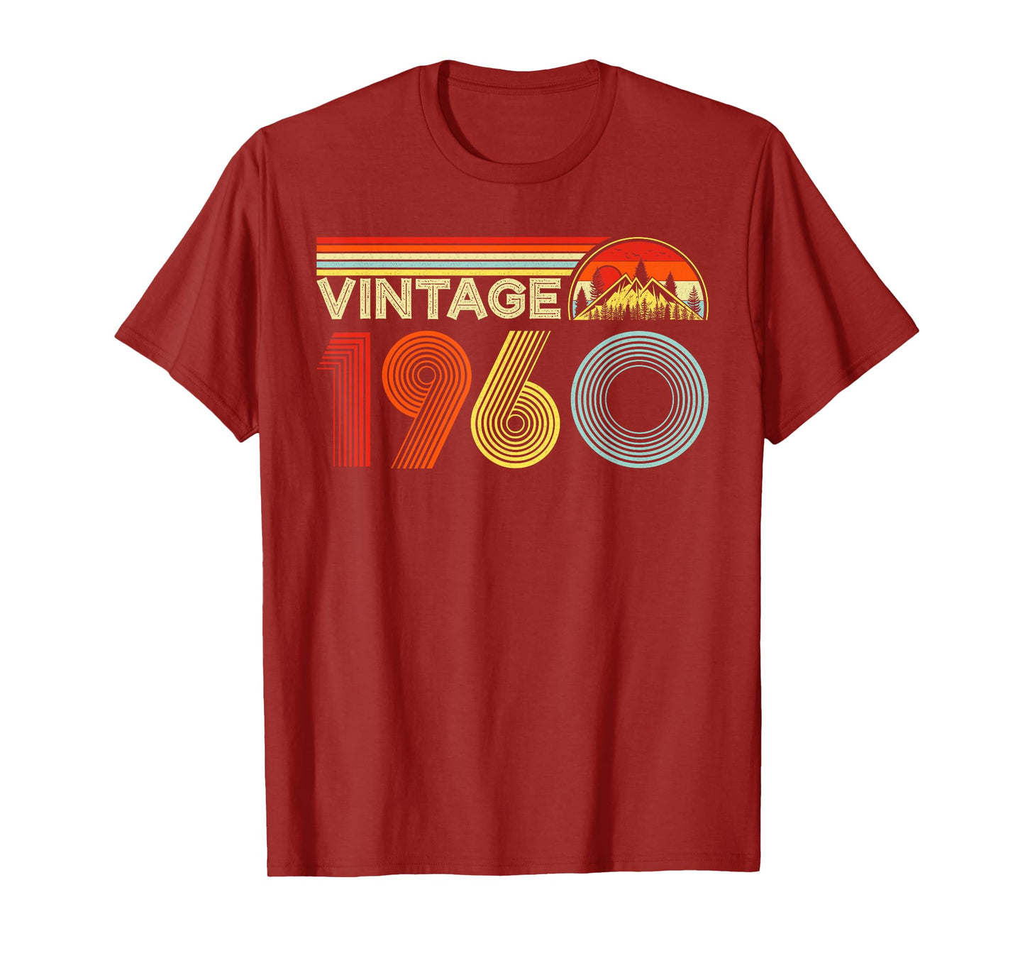 Vintage 1960 Classic Year 1960 Birth of Birthday Vintage T-Shirt