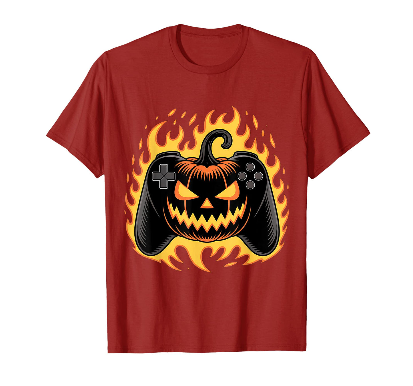 Halloween Shirt Gamer Gaming Pumpkin Boys Halloween Costume T-Shirt