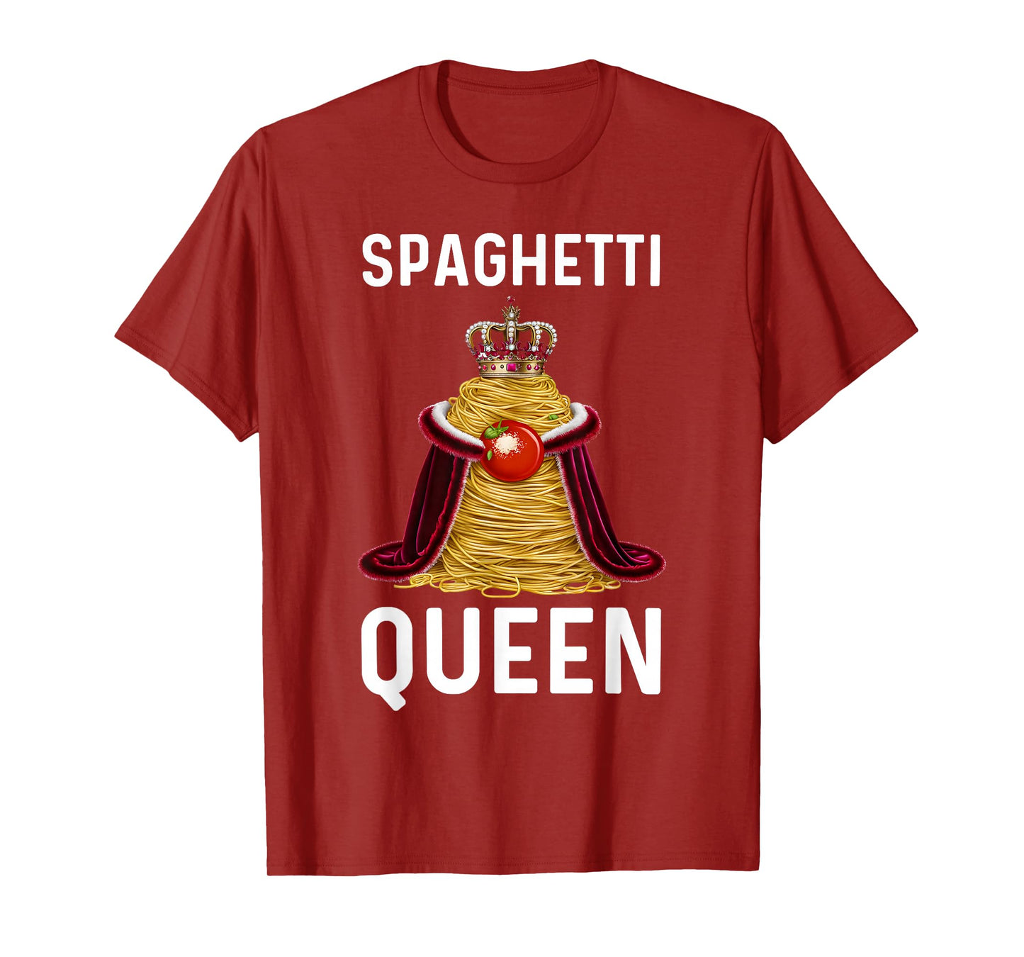 Cool Spaghetti Art for Women Girls Italian Food Pasta Lover T-Shirt