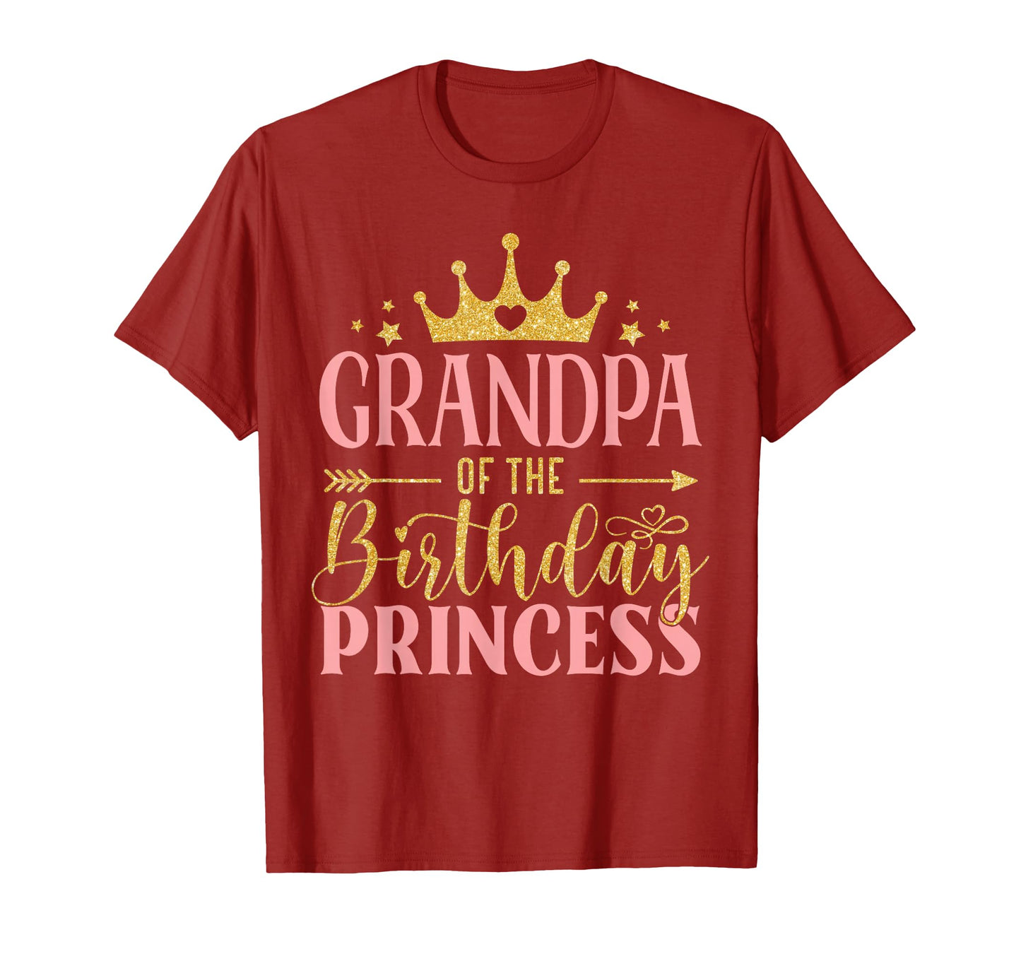 Birthday For Girl Outfit Grandpa Of The Birthday Princess T-Shirt