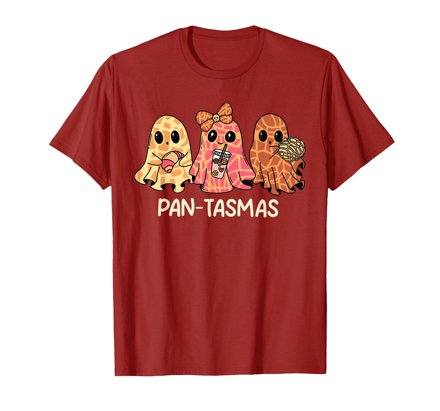 Pantasmas Conchas Ghost Halloween Mexican Girl Women Kids T-Shirt