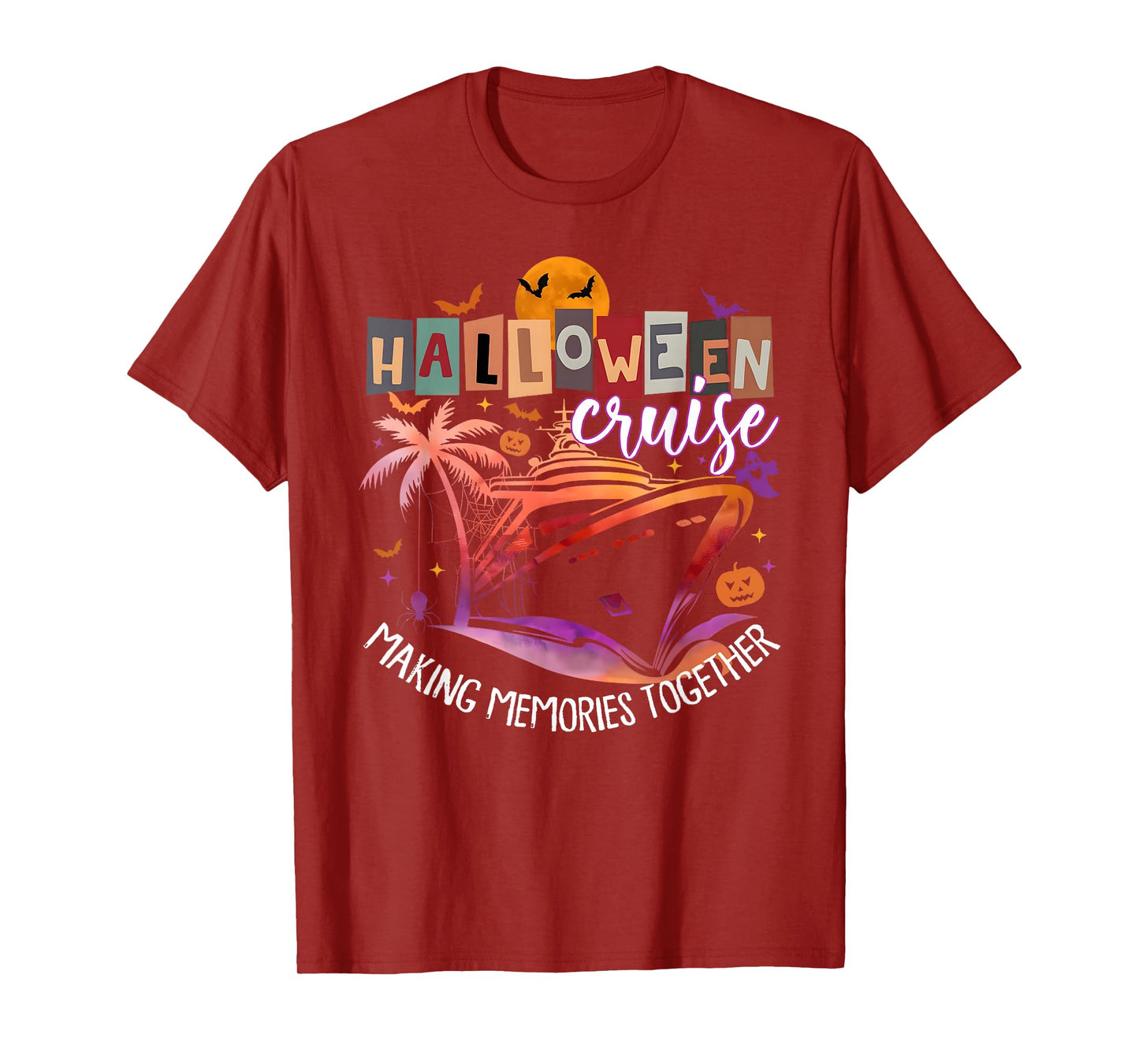 Family Halloween Cruise 2025 Matching Family Cruising Crew T-Shirt