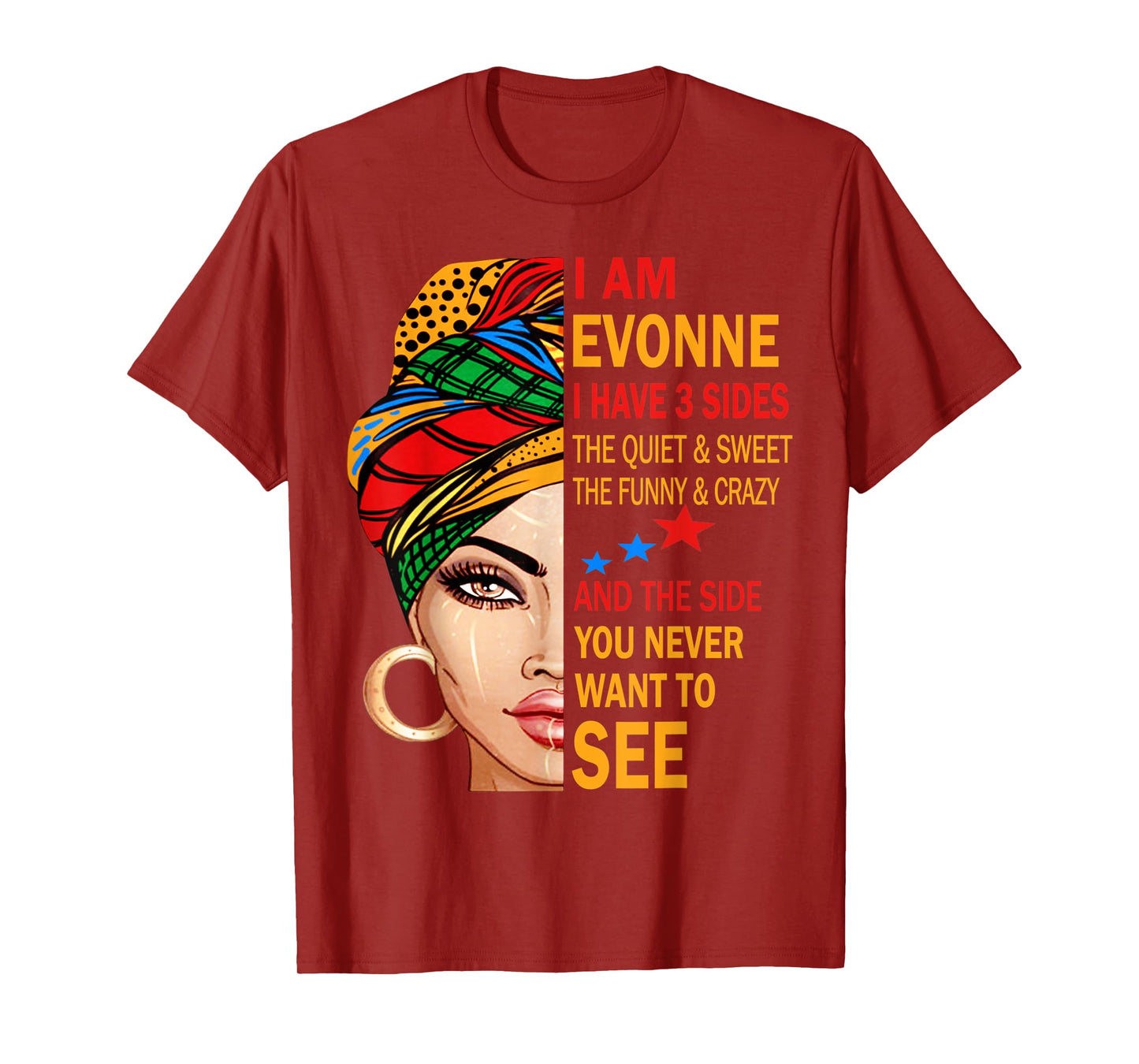 EVONNE Name Surname Family Last First Name EVONNE T-Shirt