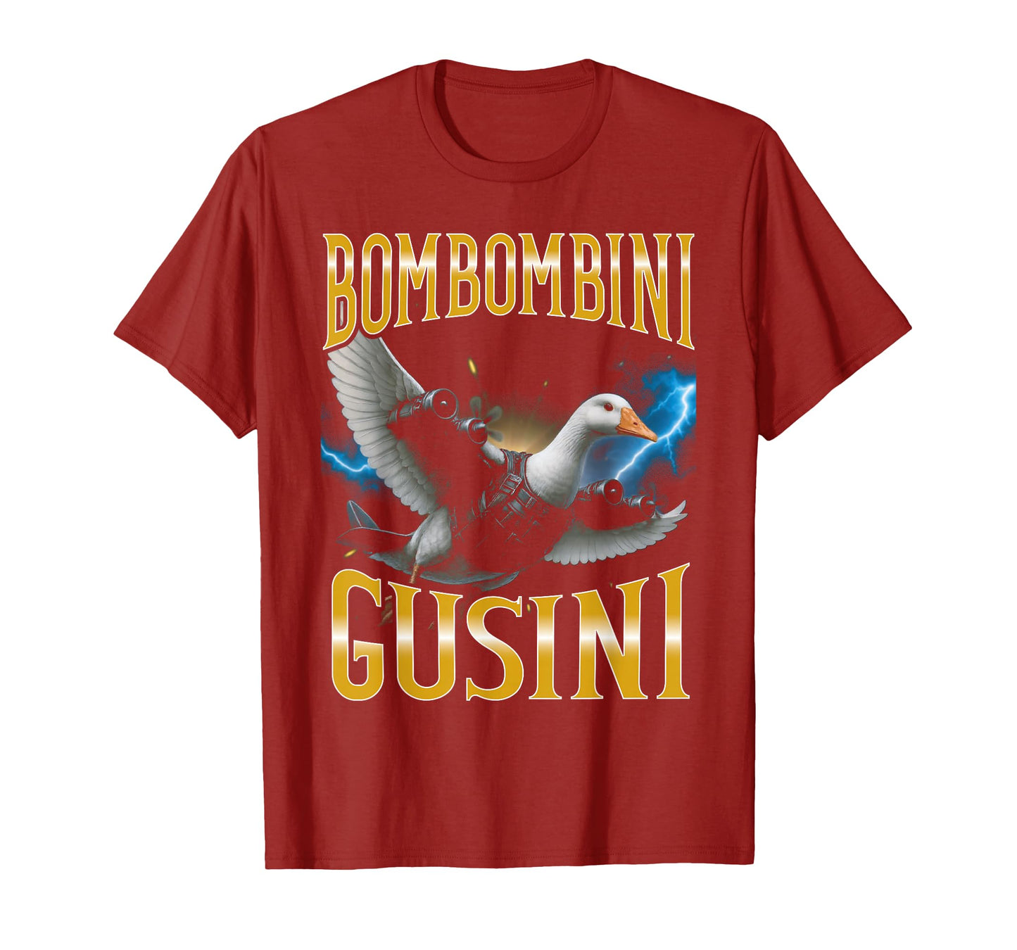 Surreal Italian Brainrot Meme Bombombini Gusini Funny T-Shirt