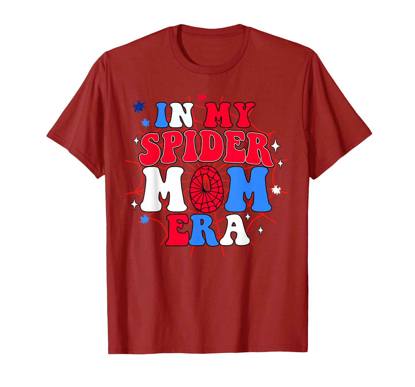 Matching Family In My Spider Mom Era Birthday Boy Mama Dad T-Shirt