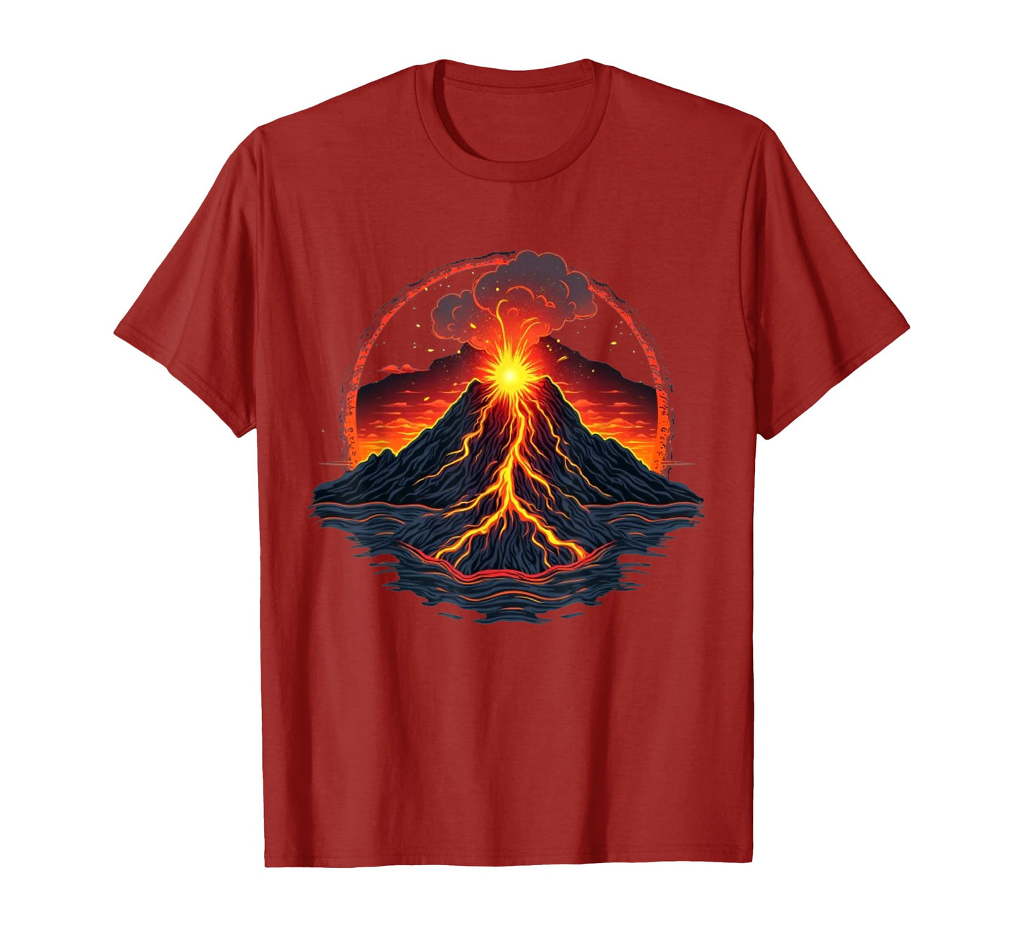 Cool erupting volcano costume for boys and girls T-Shirt
