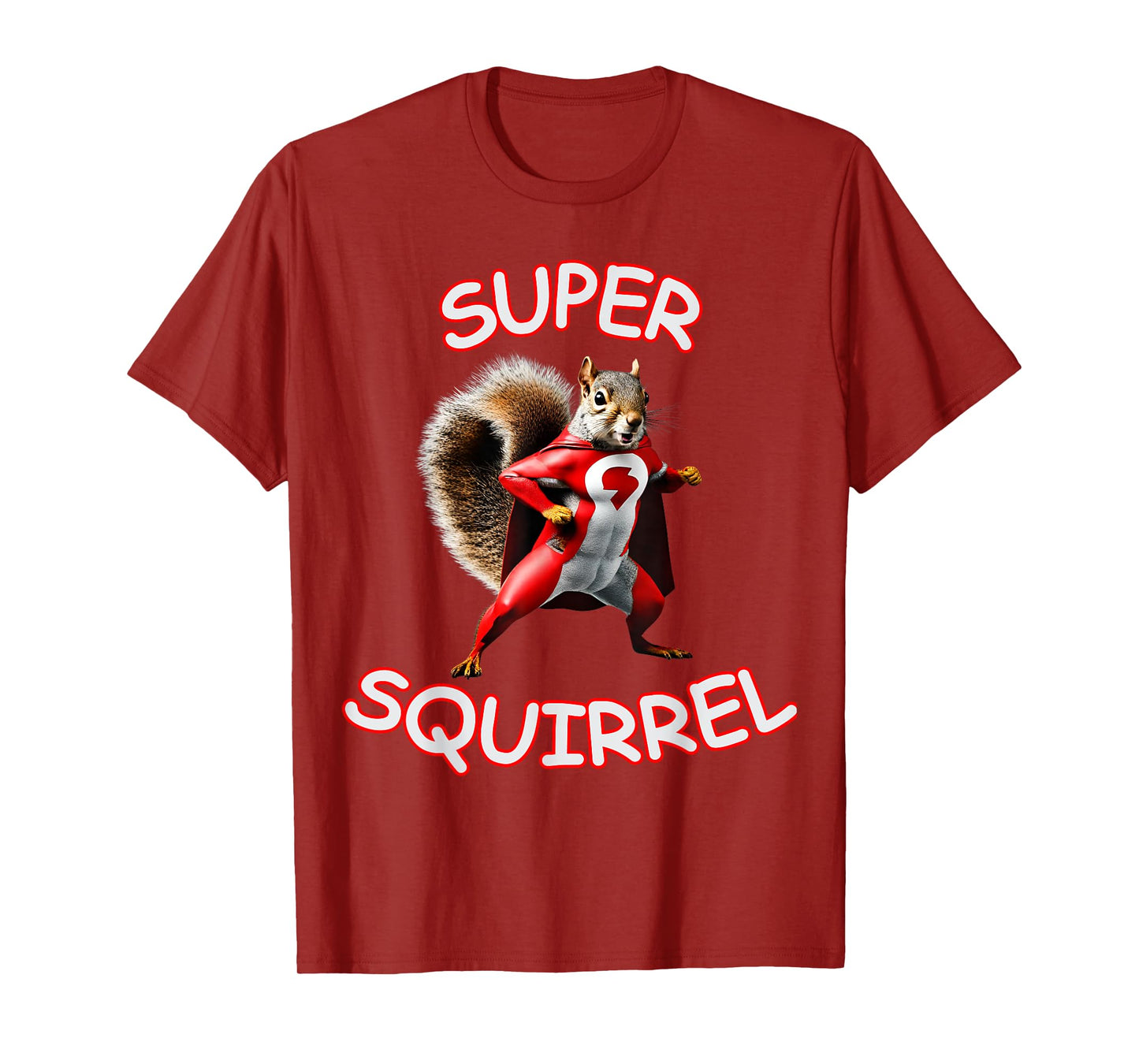 Super Squirrel Superhero Costume T-Shirt