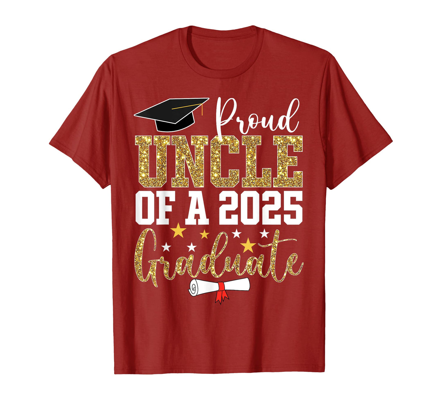 Proud Uncle of A 2025 Graduate Uncle Graduation 2025 T-Shirt