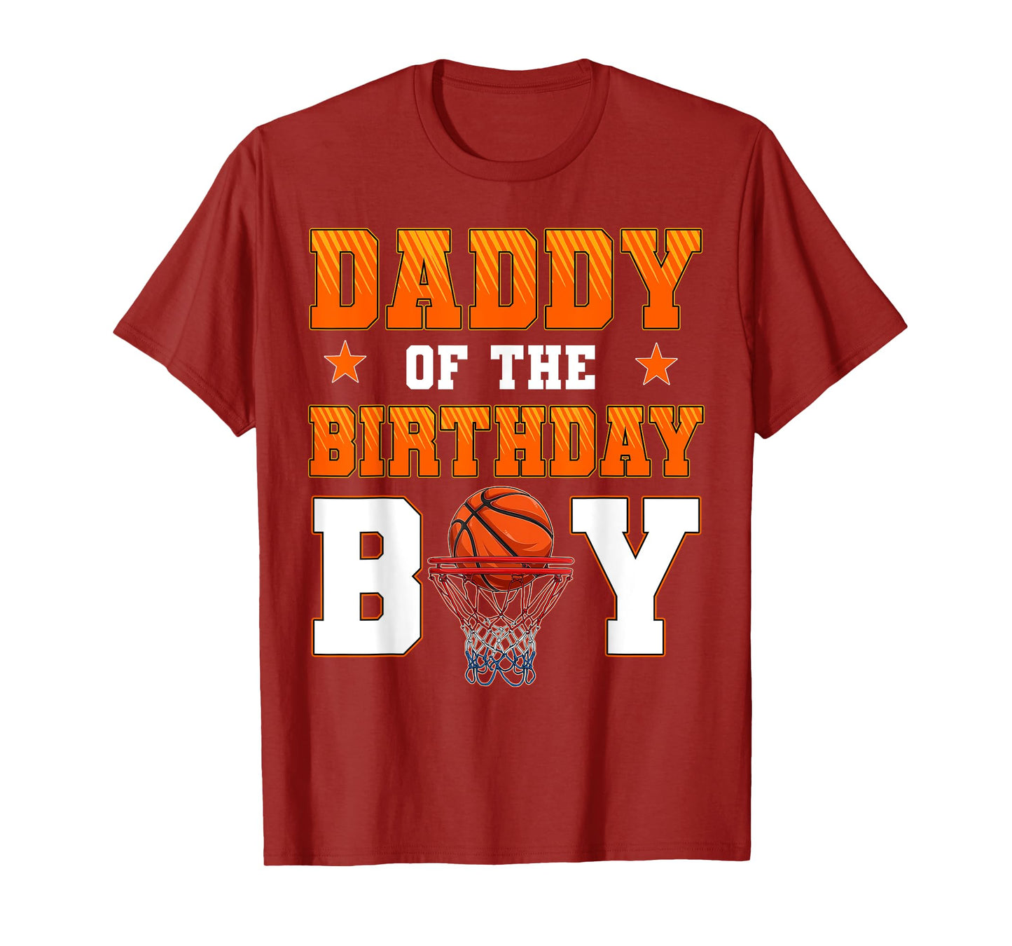 Daddy Of The Birthday Boy Basketball Party Family Matching T-Shirt