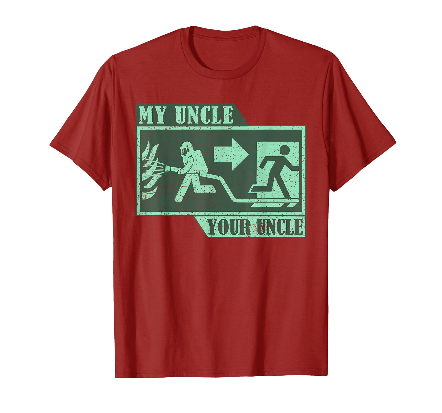 Vintage My Uncle Your Uncle Firefighter Proud Fireman T-Shirt