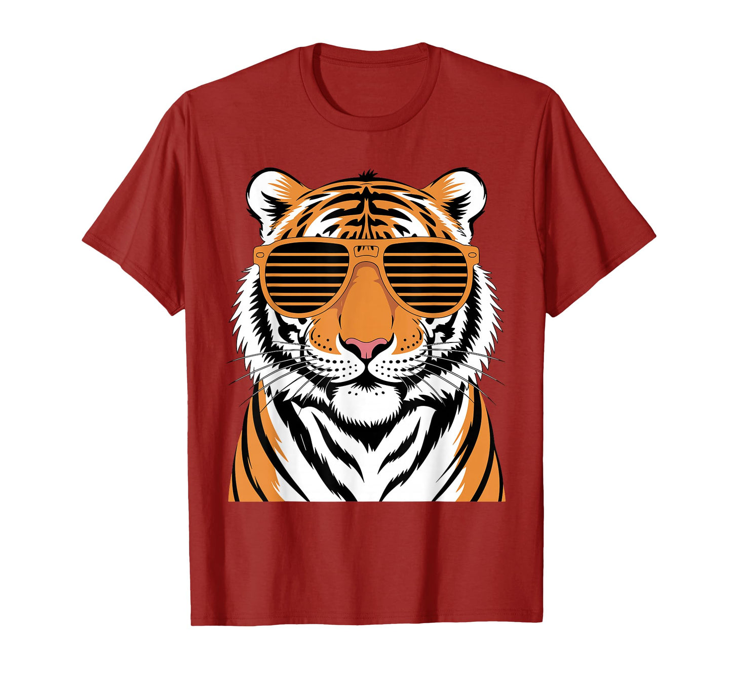 Tiger Costume for Men Women Boys Zoo Tiger Print Tiger Lover T-Shirt