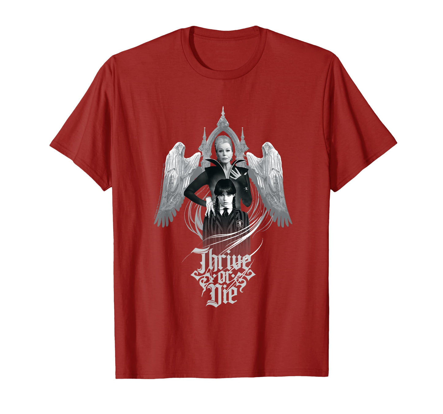 Wednesday Season 2 Thrive Or Die Grandmama & Wednesday T-Shirt