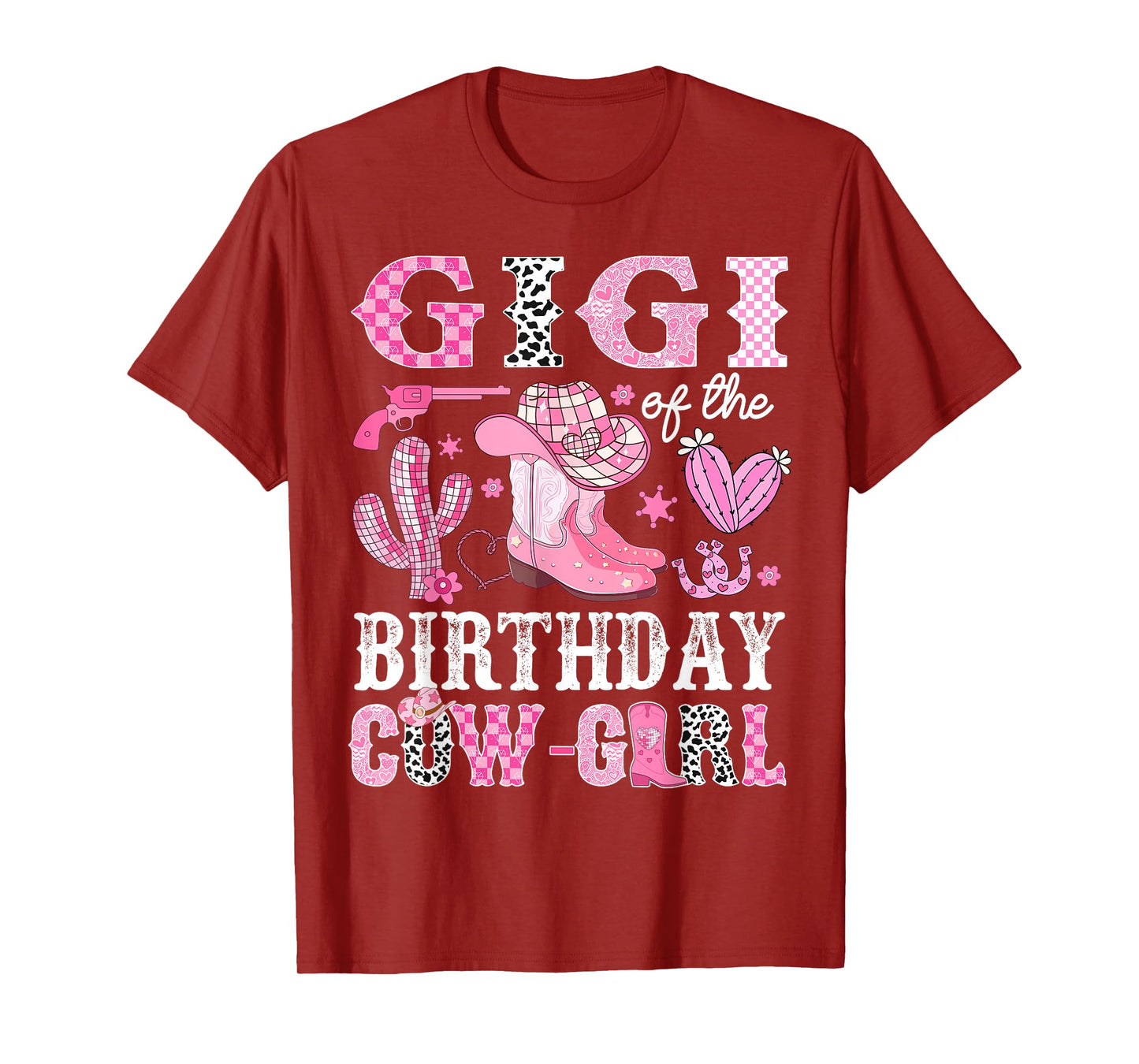 Gigi Of The Birthday Cow-Girl Rodeo Cowgirl Bday T-Shirt