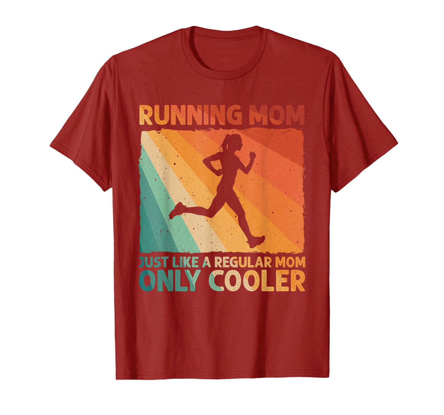 Funny Running For Women Mom Marathoner Runner Coach Racing T-Shirt