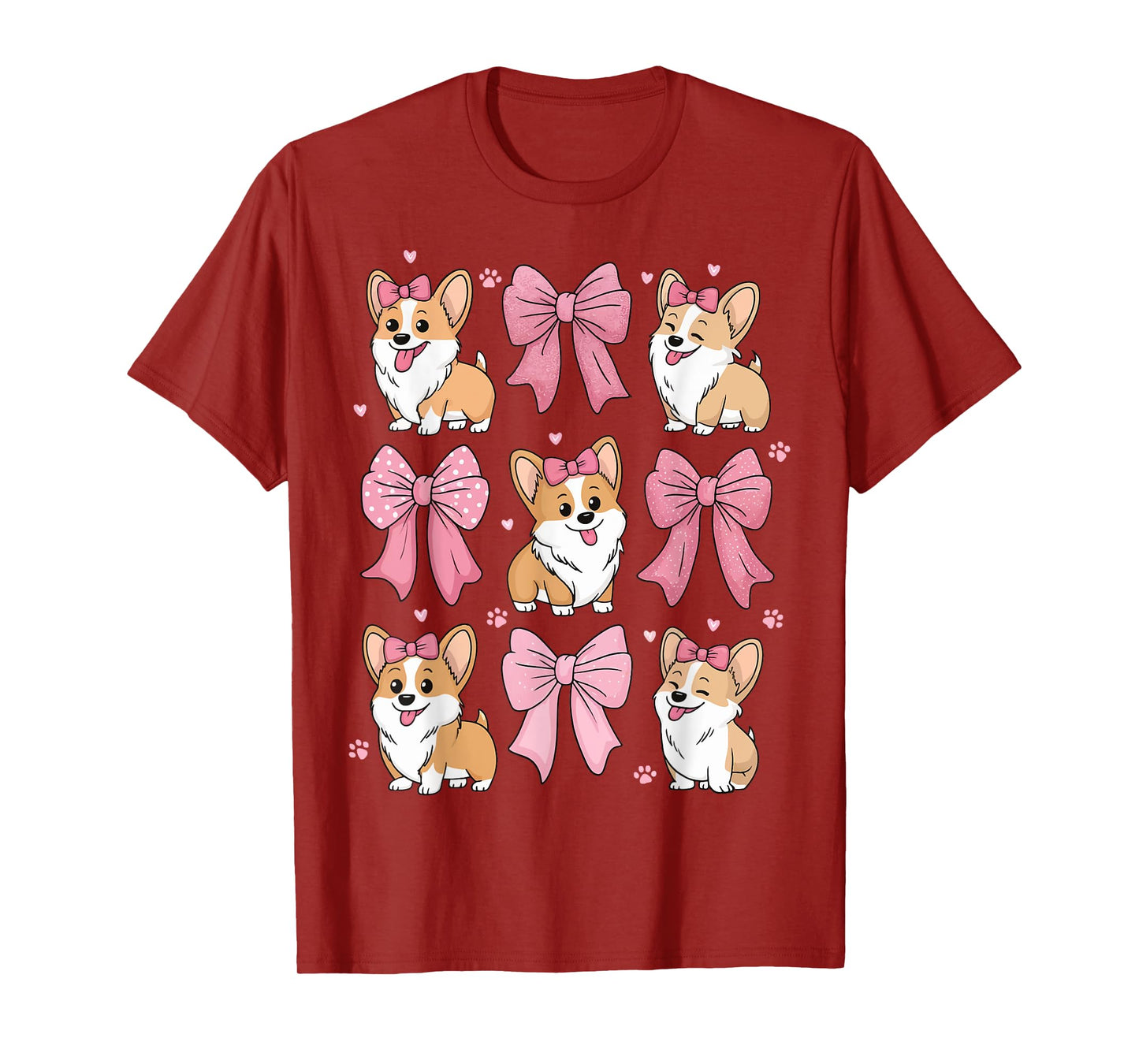 Corgi Pink Coquette T-Shirt