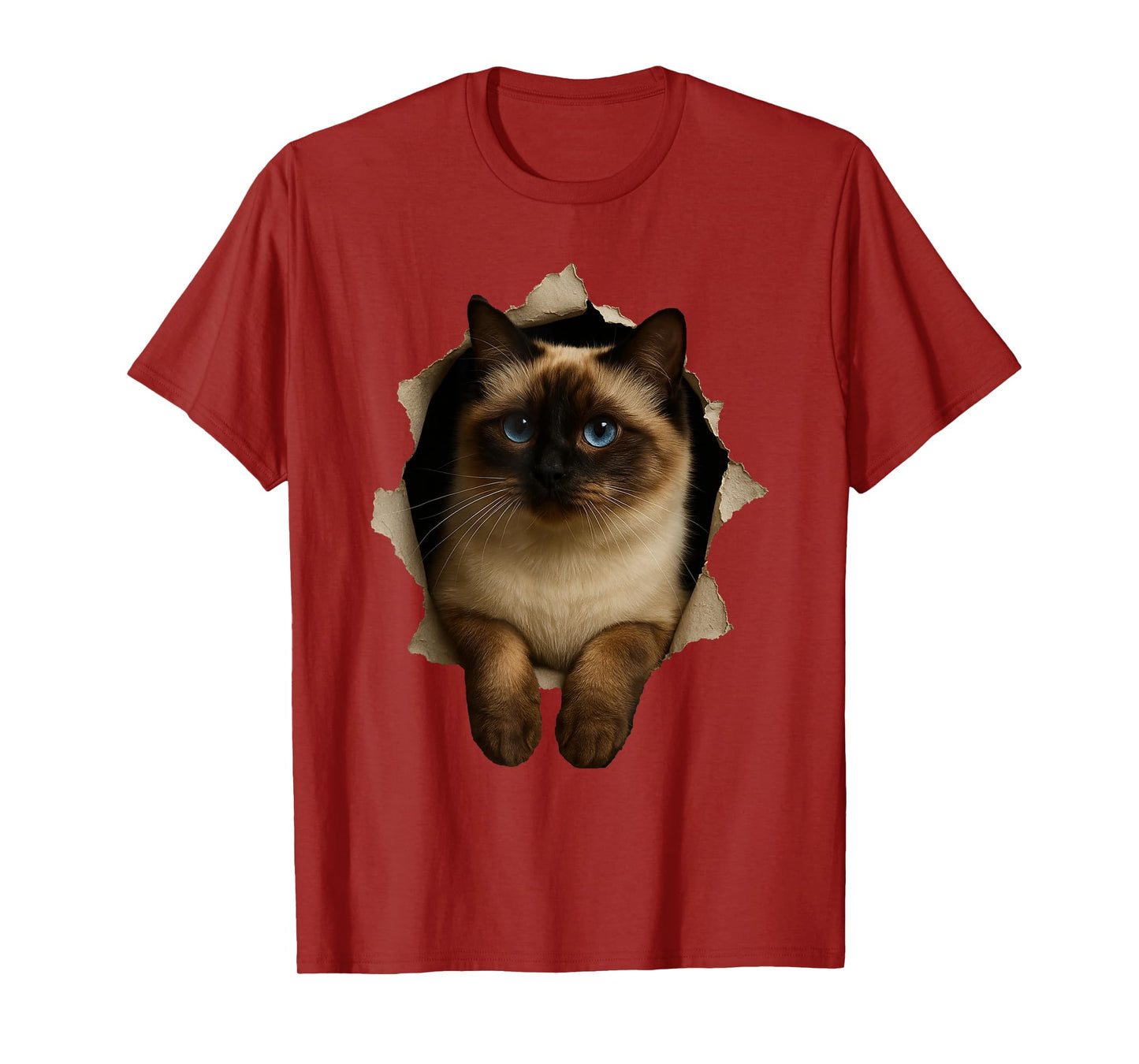 Cute Birman Cat Lover Cat Artwork Animal Pet Siamese Owner T-Shirt