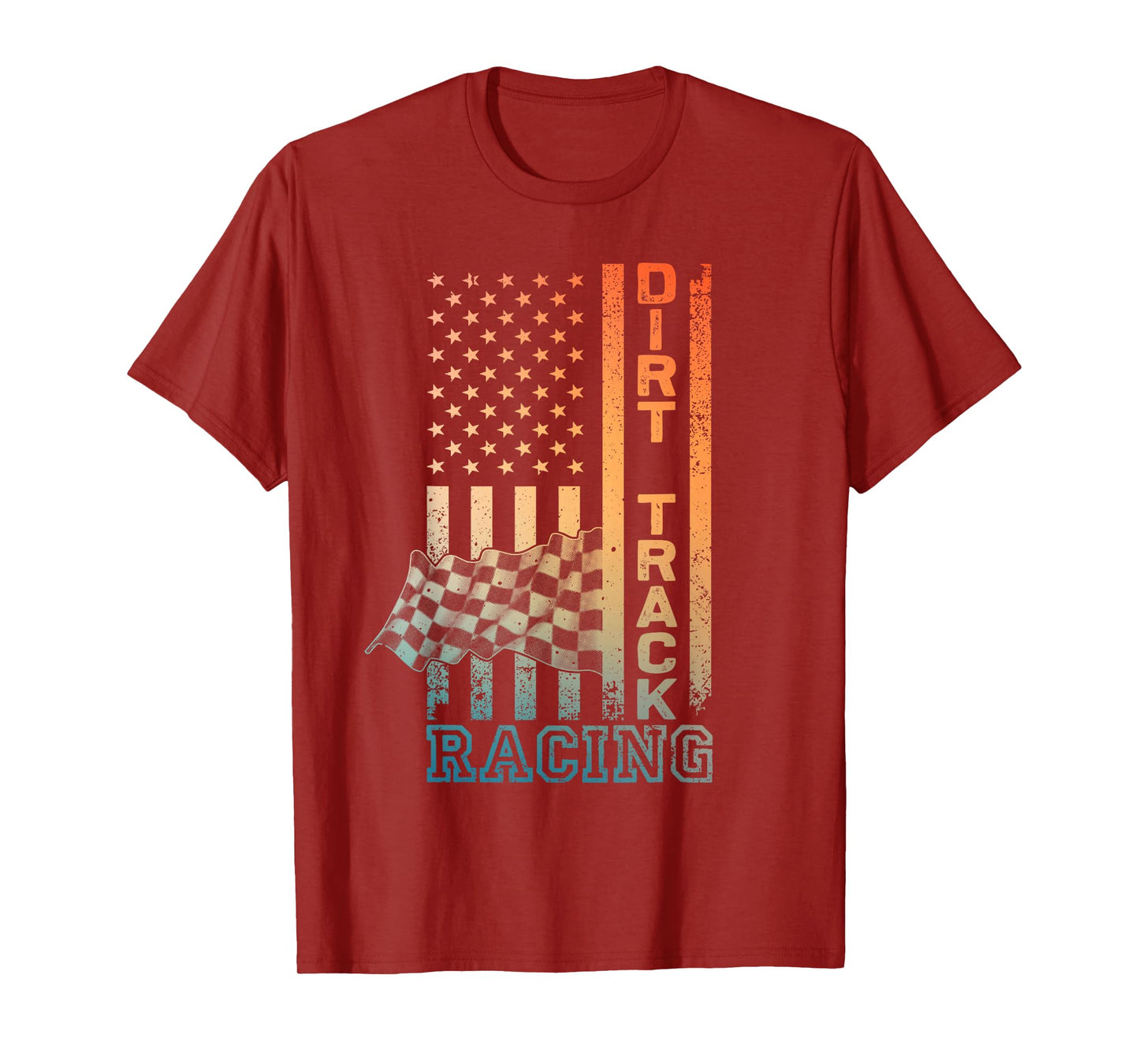 Cool Dirt Track Racing Art For Men Women Dirt Racing Lover T-Shirt