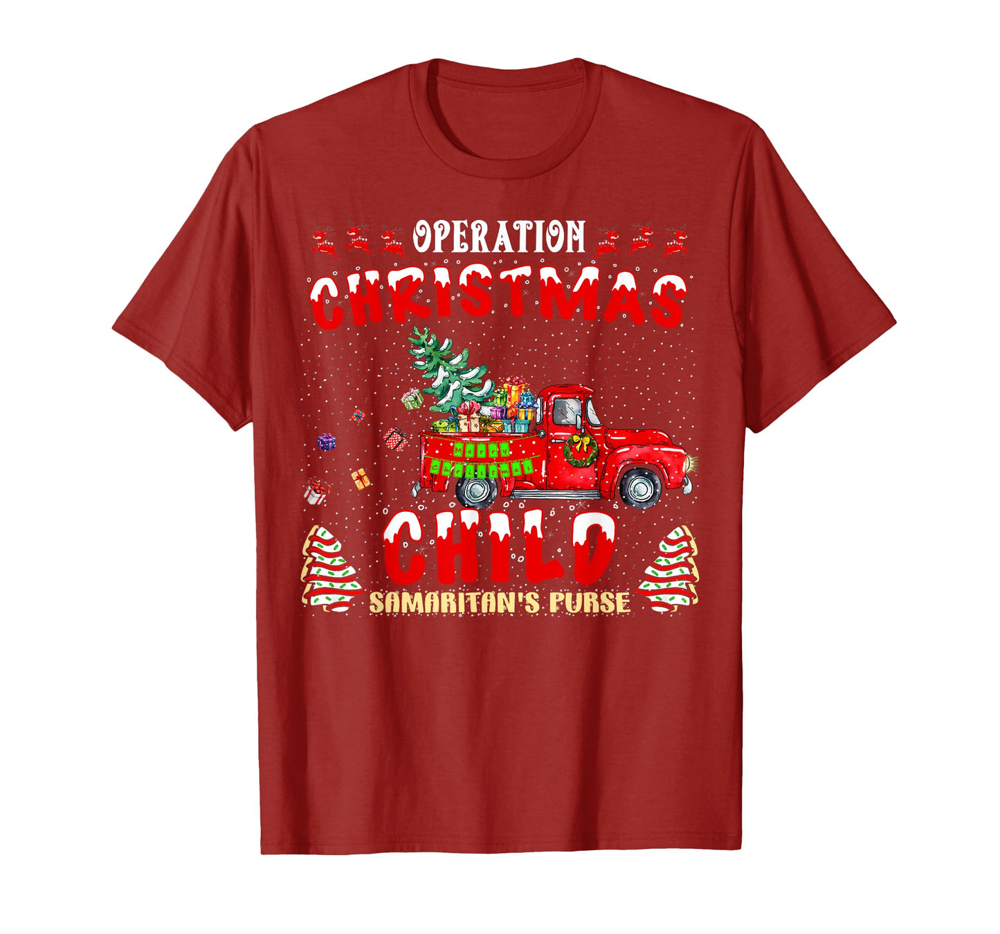 Operation Christmas Child Funny Family Matching Xmas T-Shirt