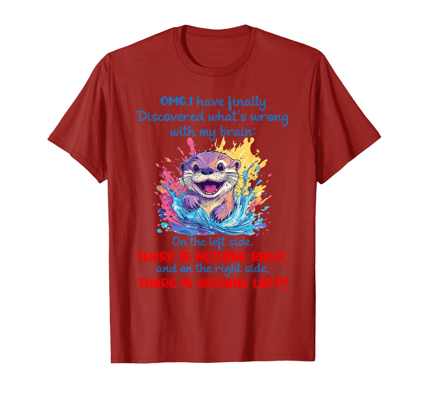 Omg i have finally discovered what's wrong with my brain T-Shirt