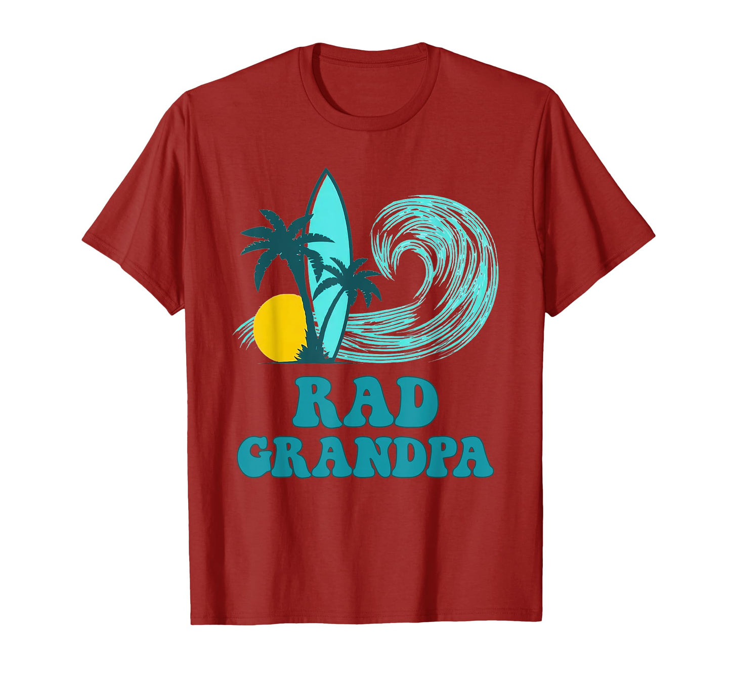 Rad Grandpa The Big One 1st Birthday Surf Family Matching T-Shirt