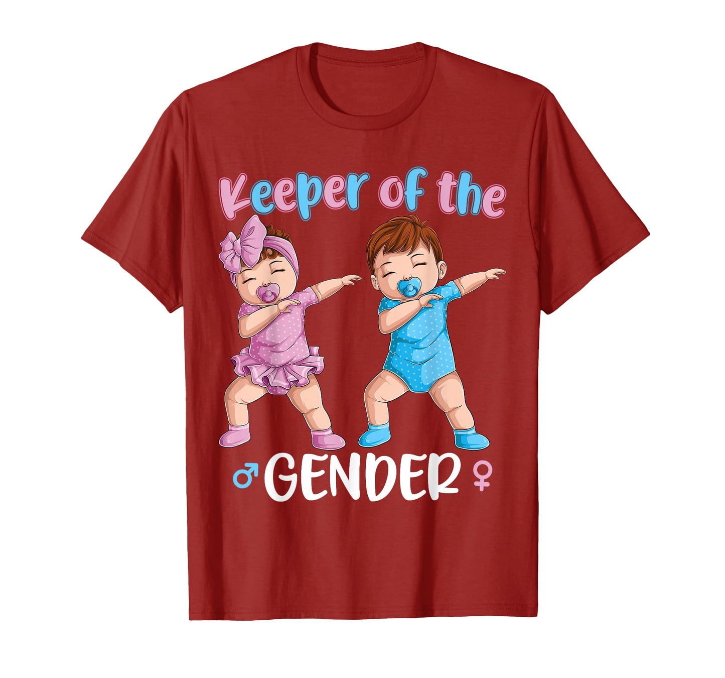 Keeper Of The Gender Reveal Party Baby Announcement Women T-Shirt